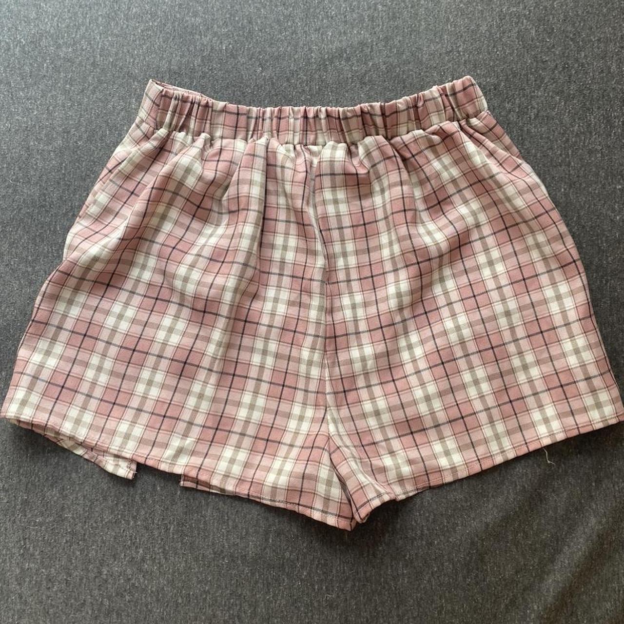 Women's Pink and White Skirt | Depop