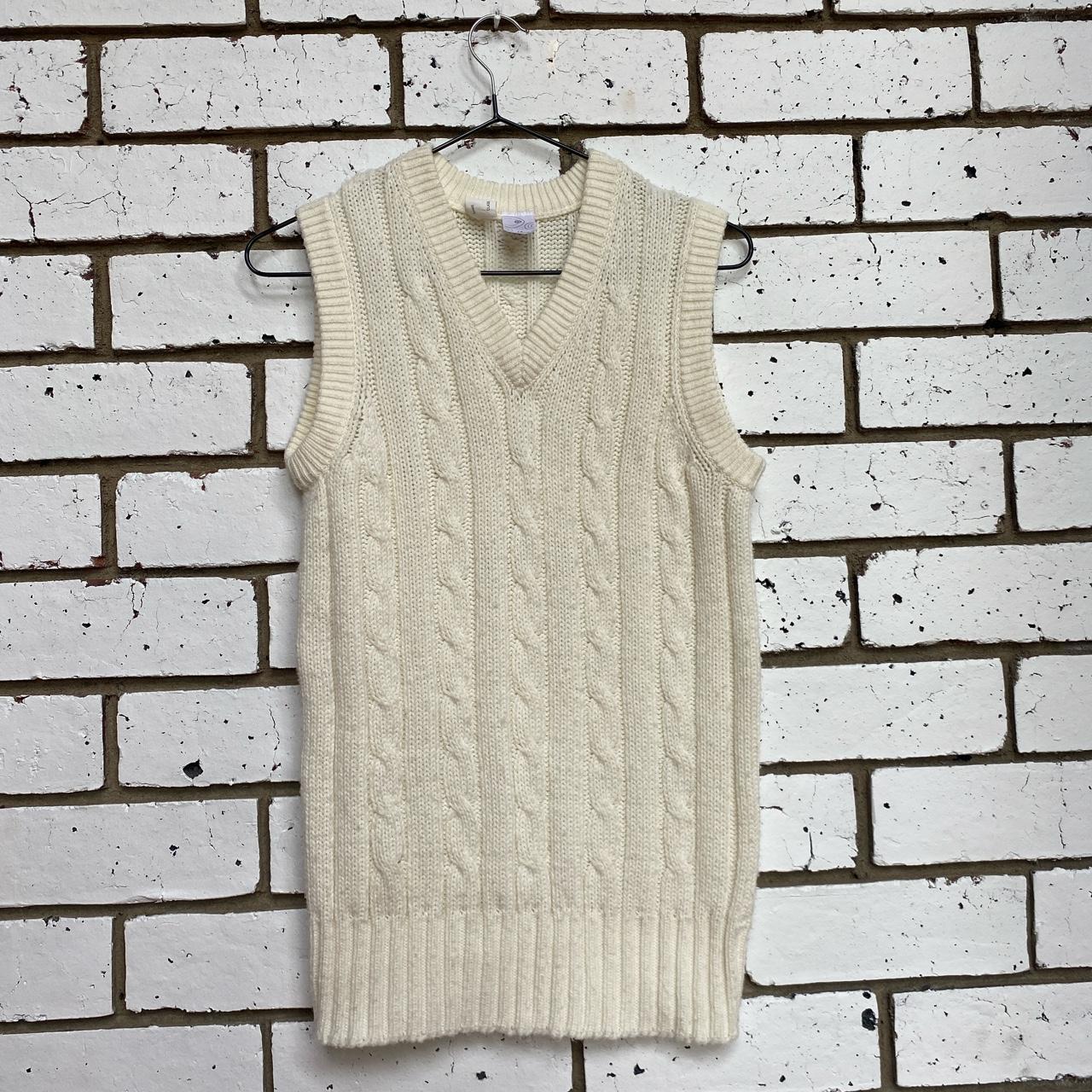 Women's Cream Vest Depop