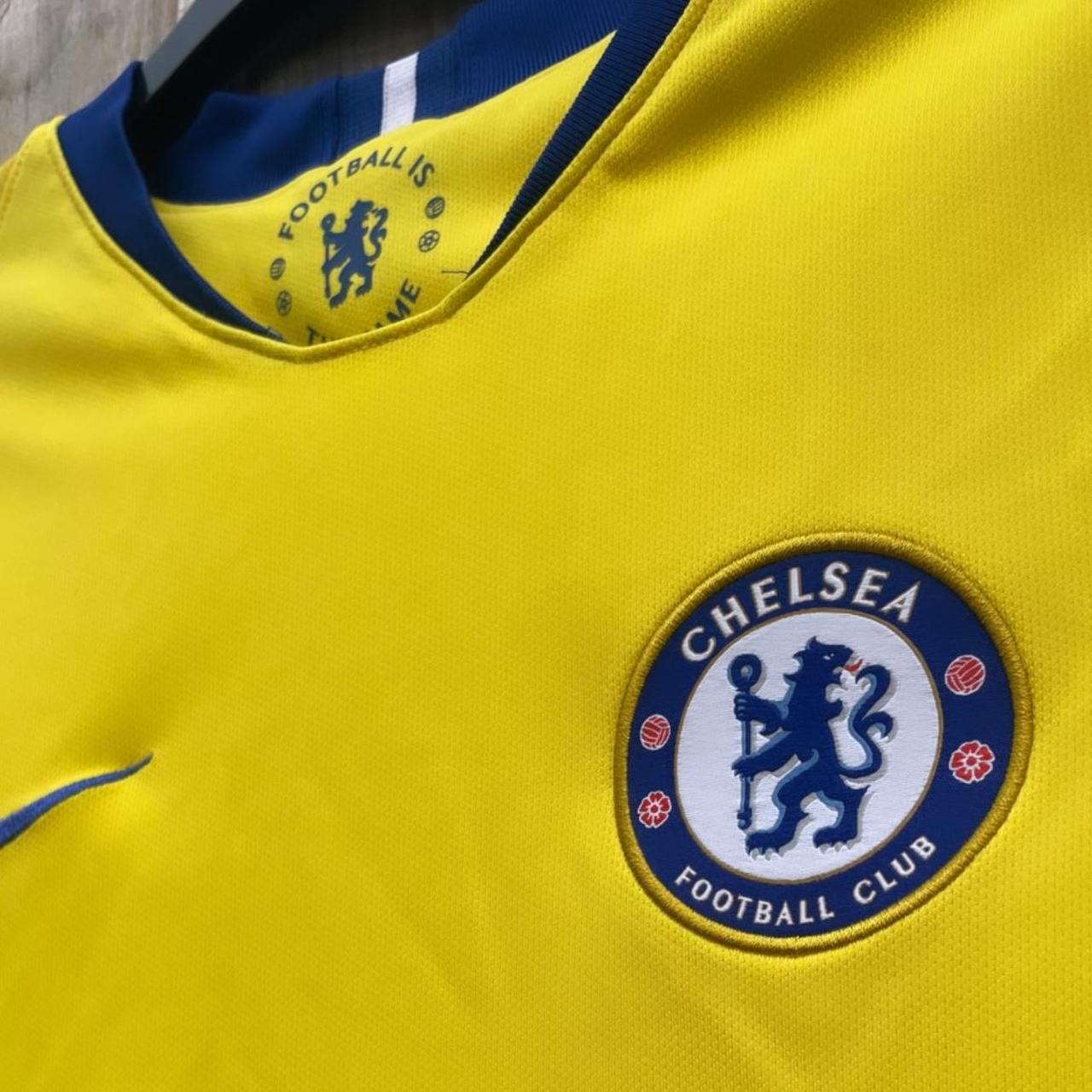 Chelsea FC yellow away shirt - 2018/19 away kit... - Depop