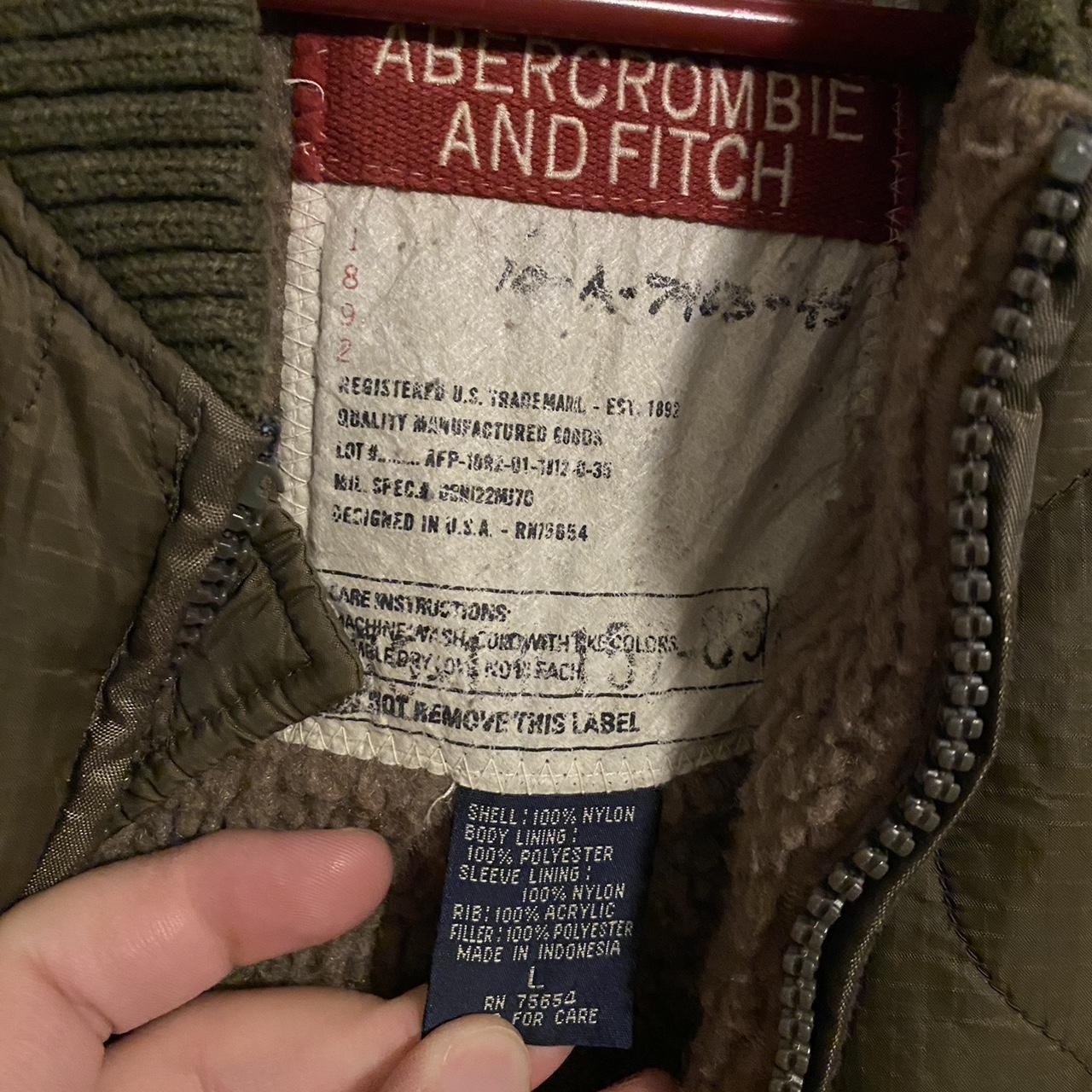 Abercrombie & Fitch Men's Green Jacket | Depop