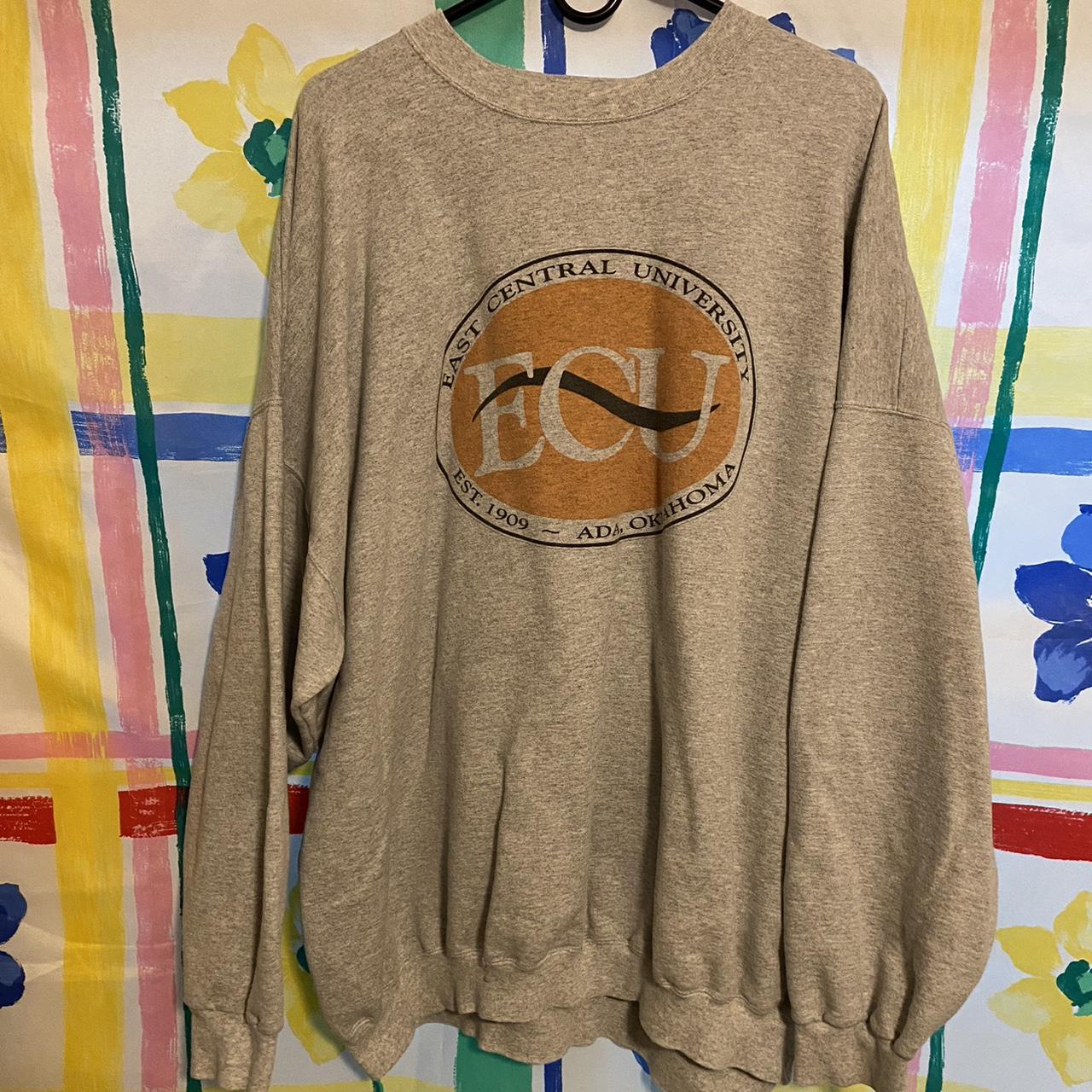 hanes-men-s-grey-sweatshirt-depop