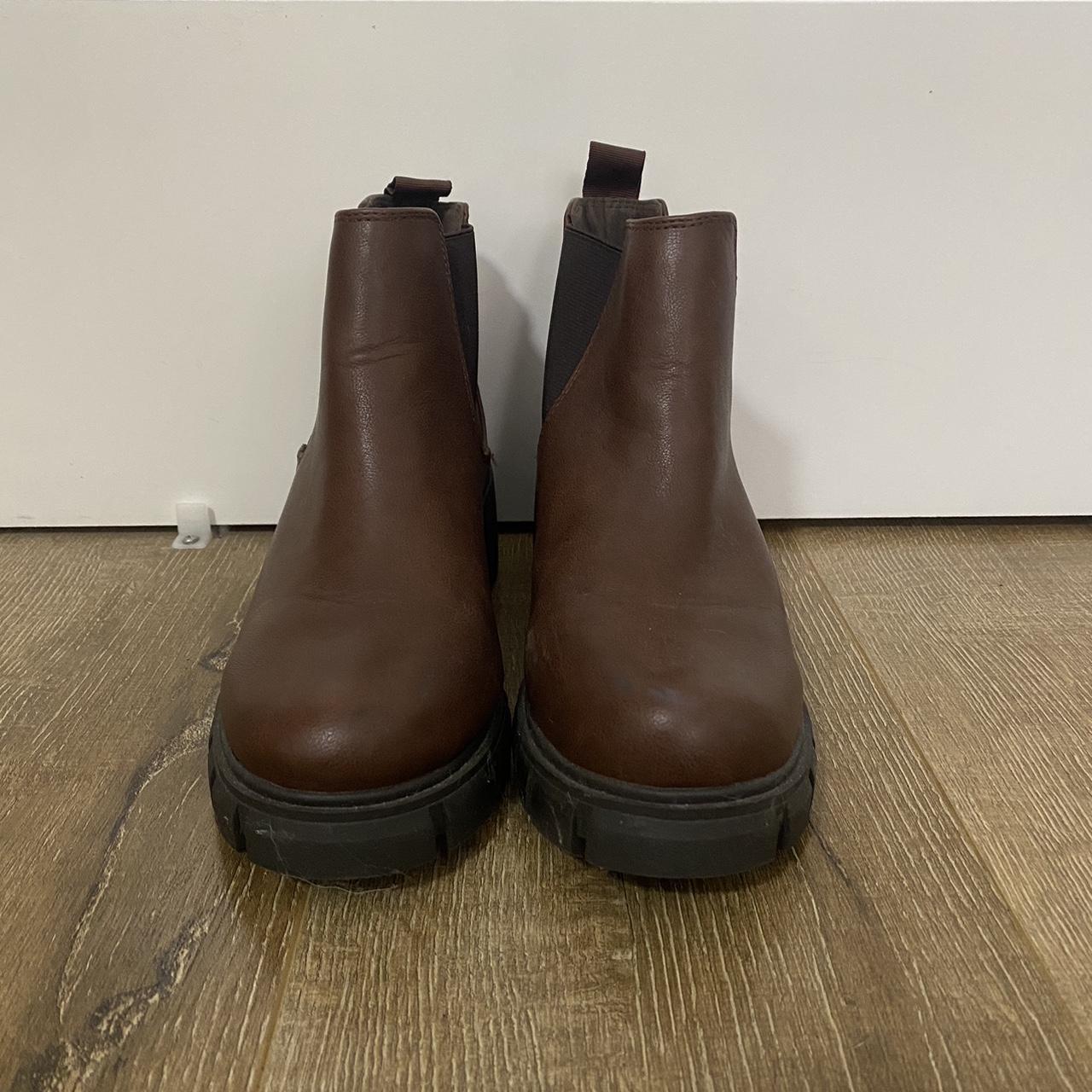 soda brown boots size 7 1/2 worn only a few times,... - Depop