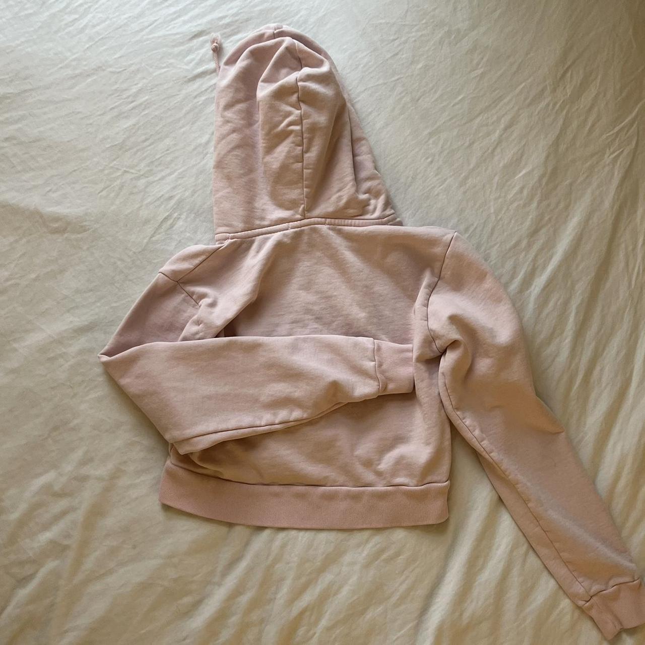 Brandy Melville Women's Pink Hoodie Depop