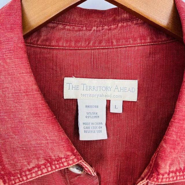 90s THE TERRITORY AHEAD Linen China-