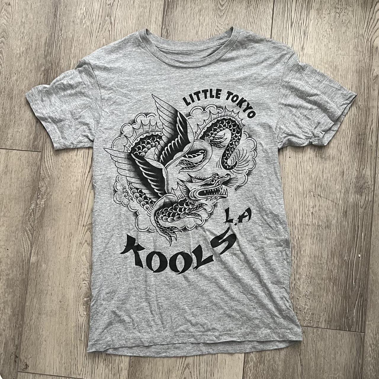 Vintage White Dragon Y2K Shirt (2000s) 