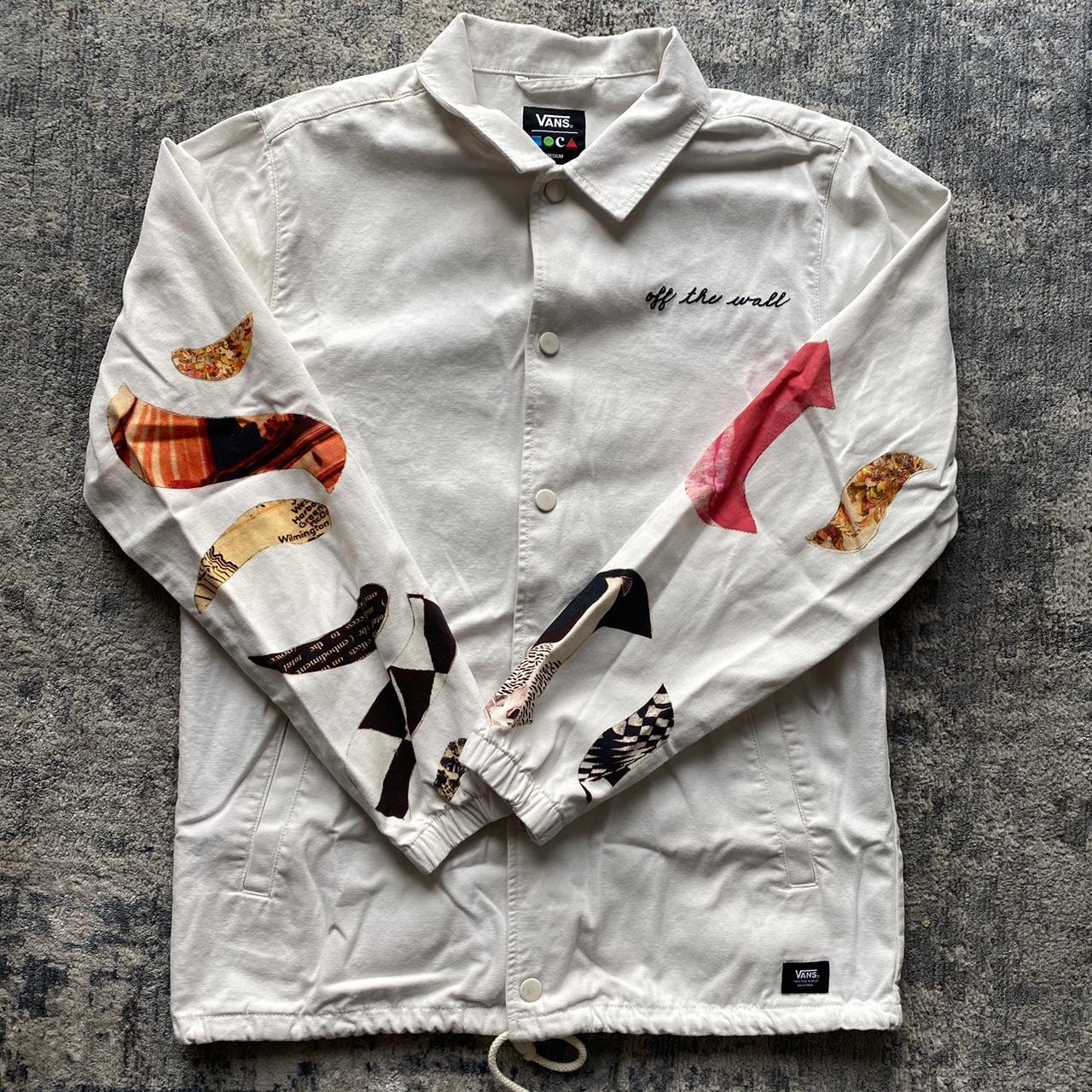 Vintage Vans Jacket Plain Front Coolest Details on... Depop