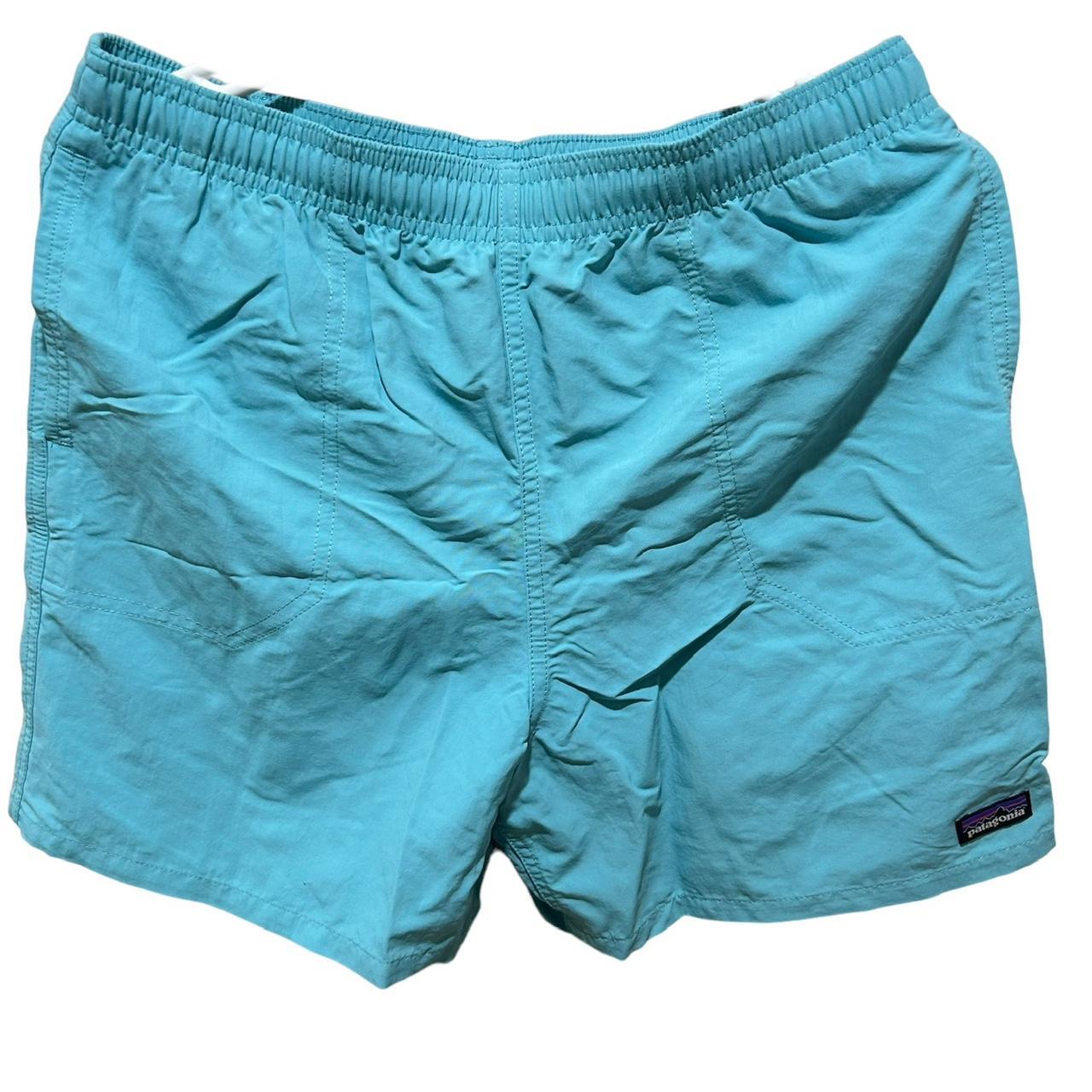 Patagonia Women's Blue Shorts Depop