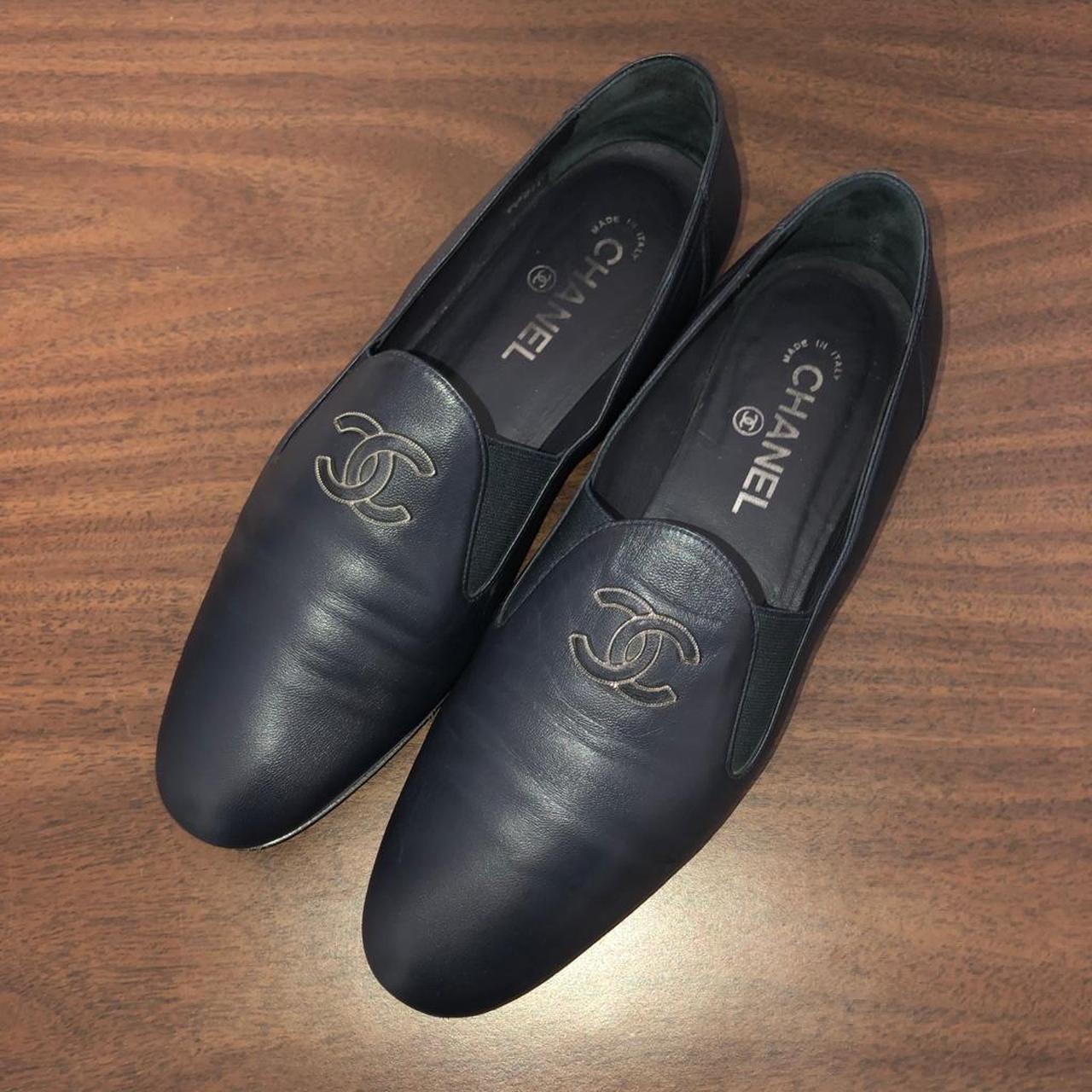 Chanel Women's Loafers - Navy - US 10.5
