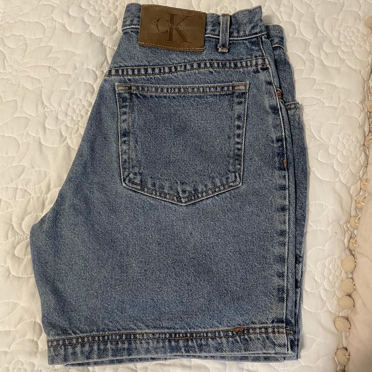 Calvin Klein Jeans Women's Blue Shorts Depop