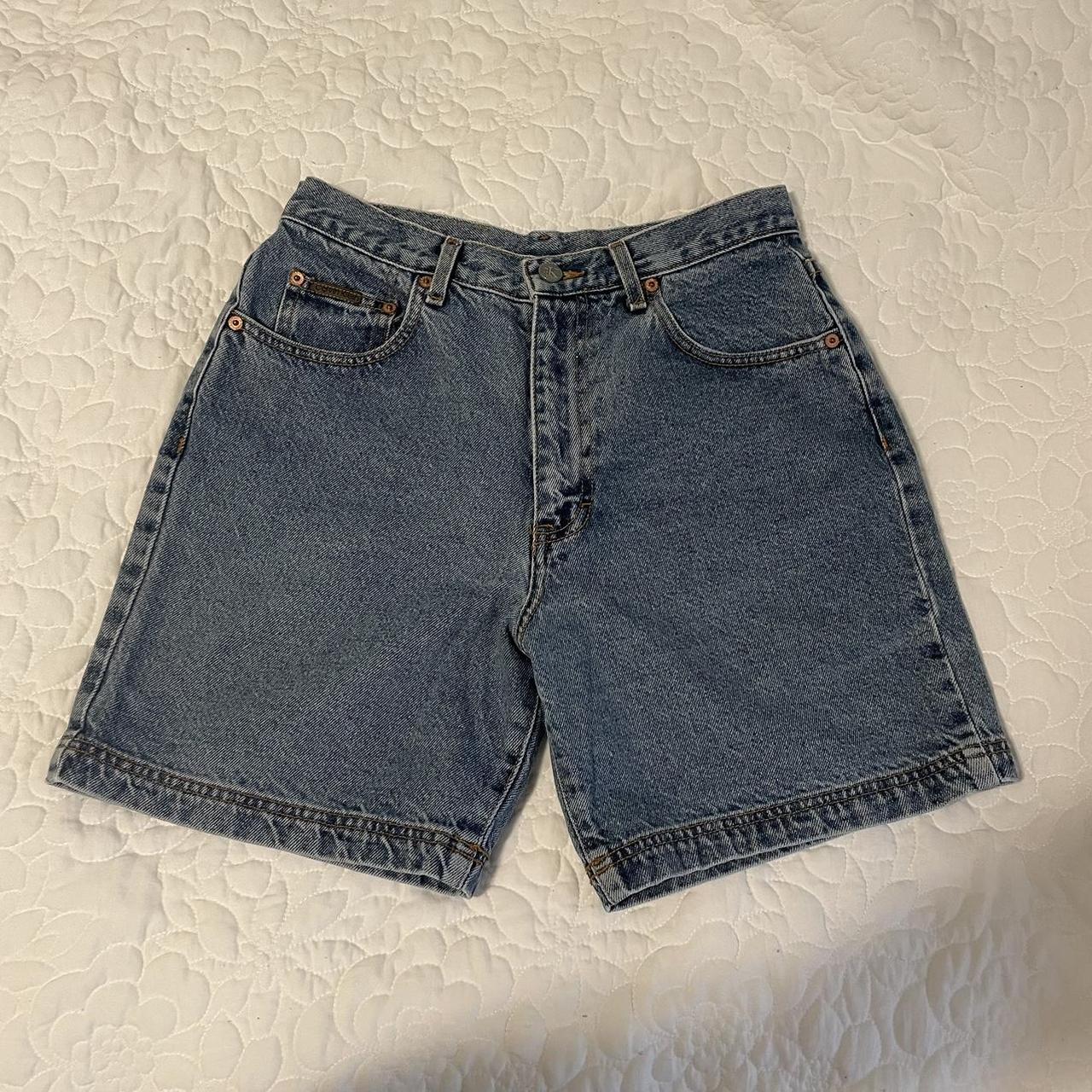 Calvin Klein Jeans Women's Blue Shorts Depop