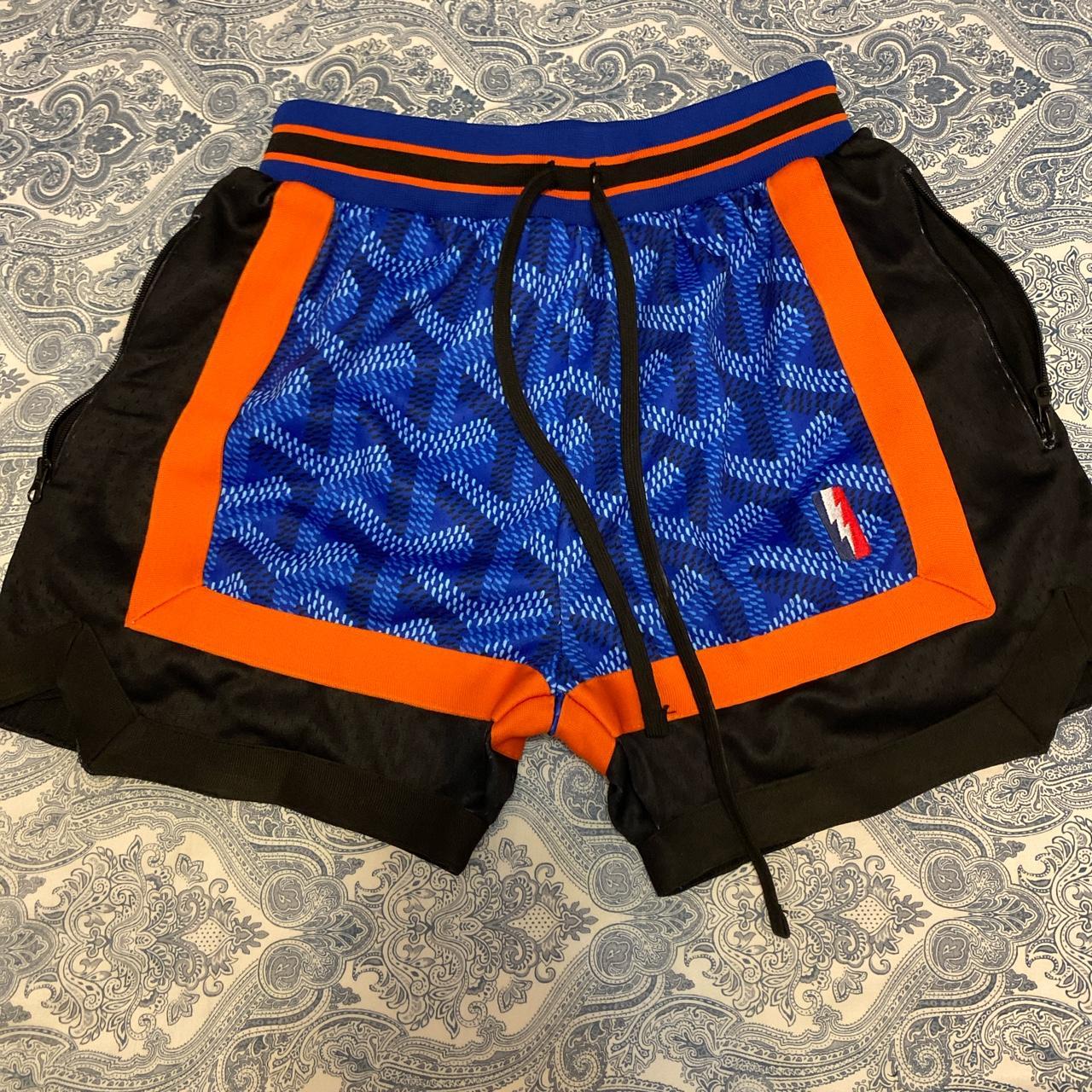 mens goyard pattern swim trunks