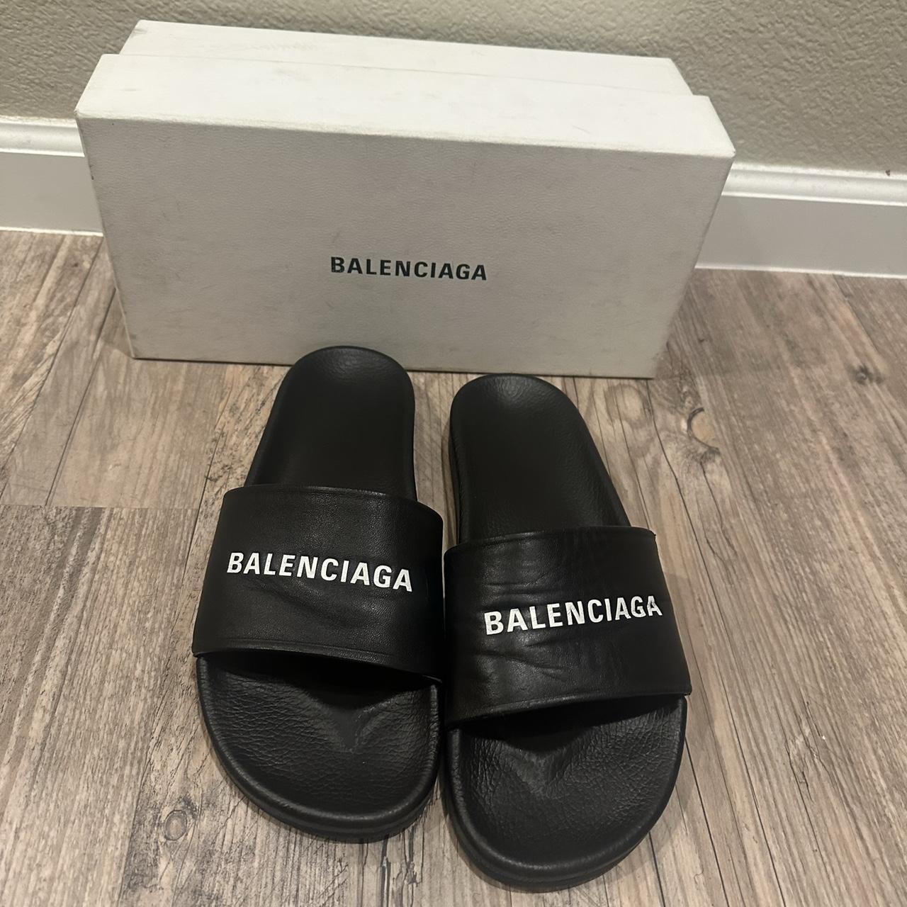 Balenciaga flip flops fashion mens