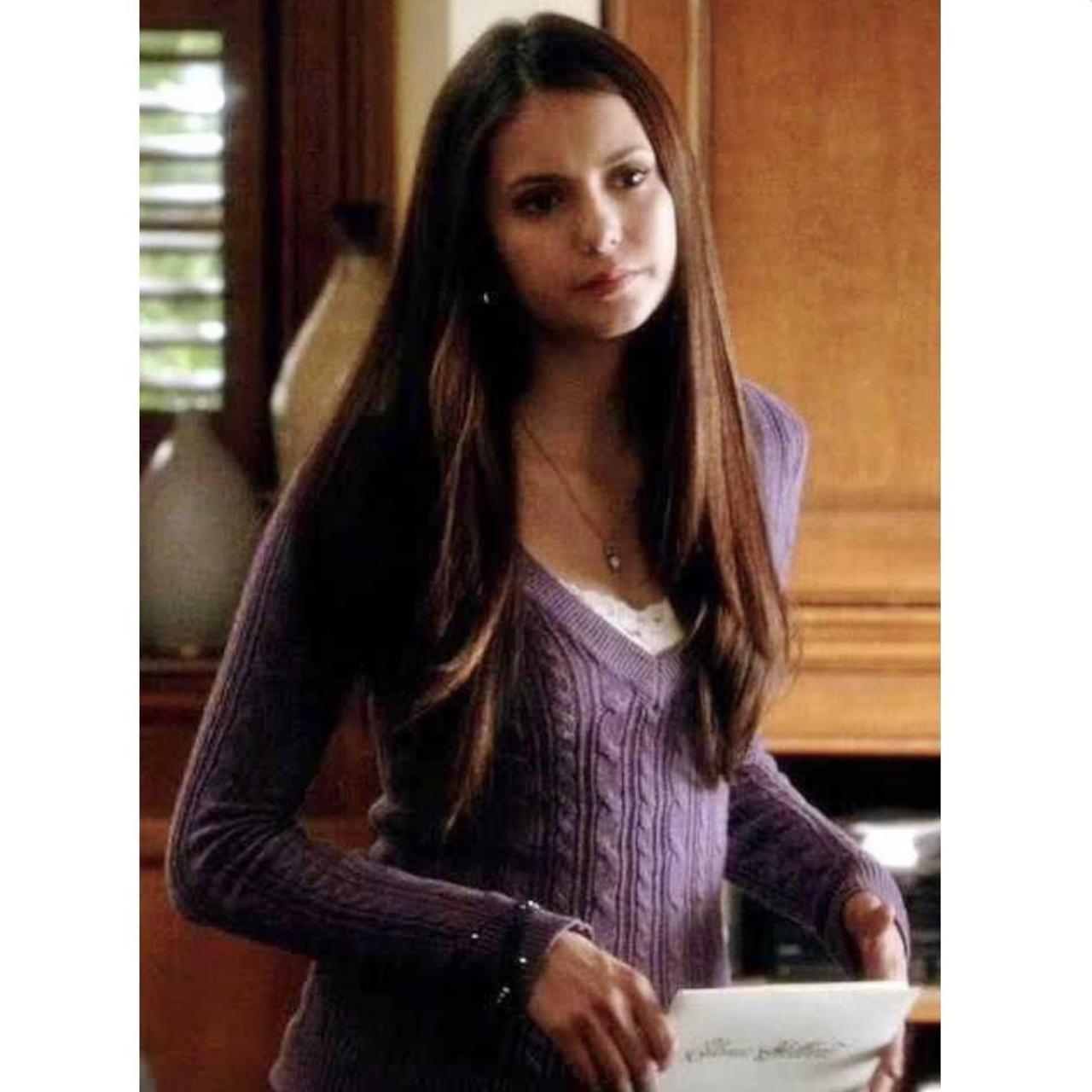 Y K Elena Gilbert Bella Swan Style Gray Knit Depop