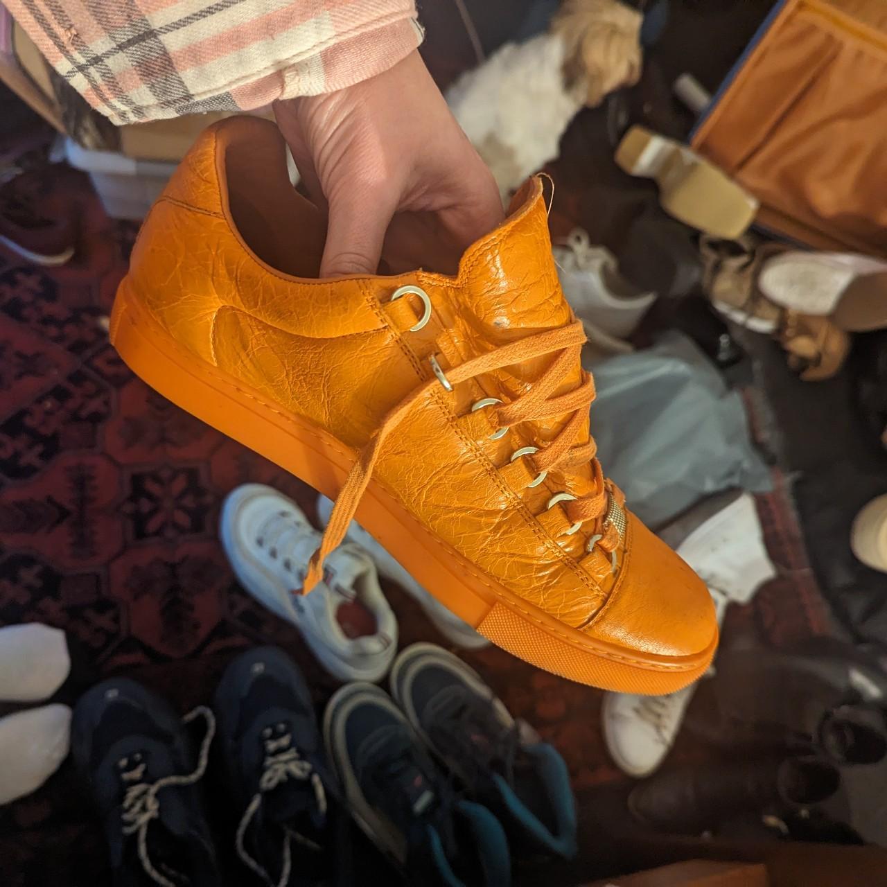 Leather Sneakers Balenciaga Men's Arena Trainers Leather