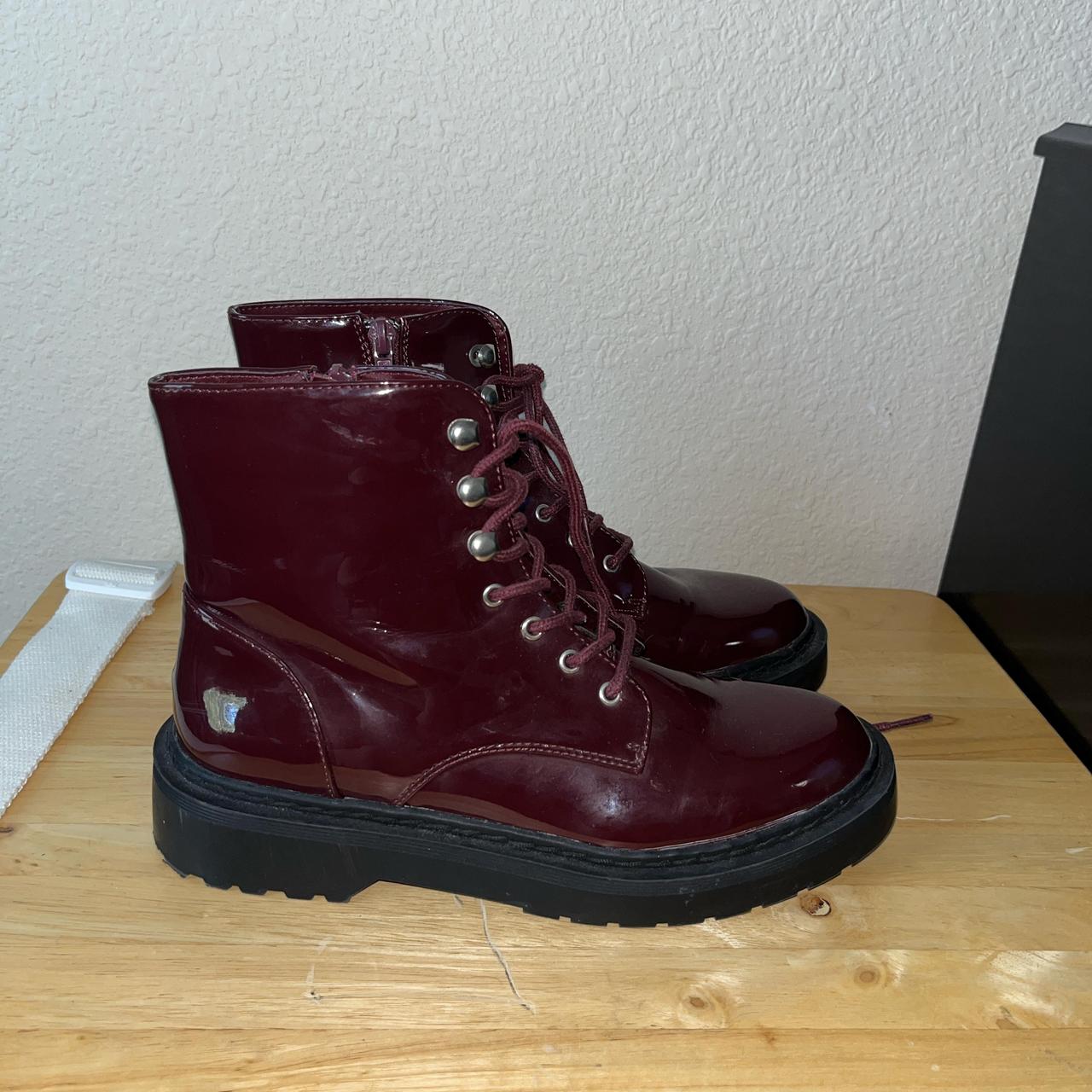 Forever 21 burgundy boots online