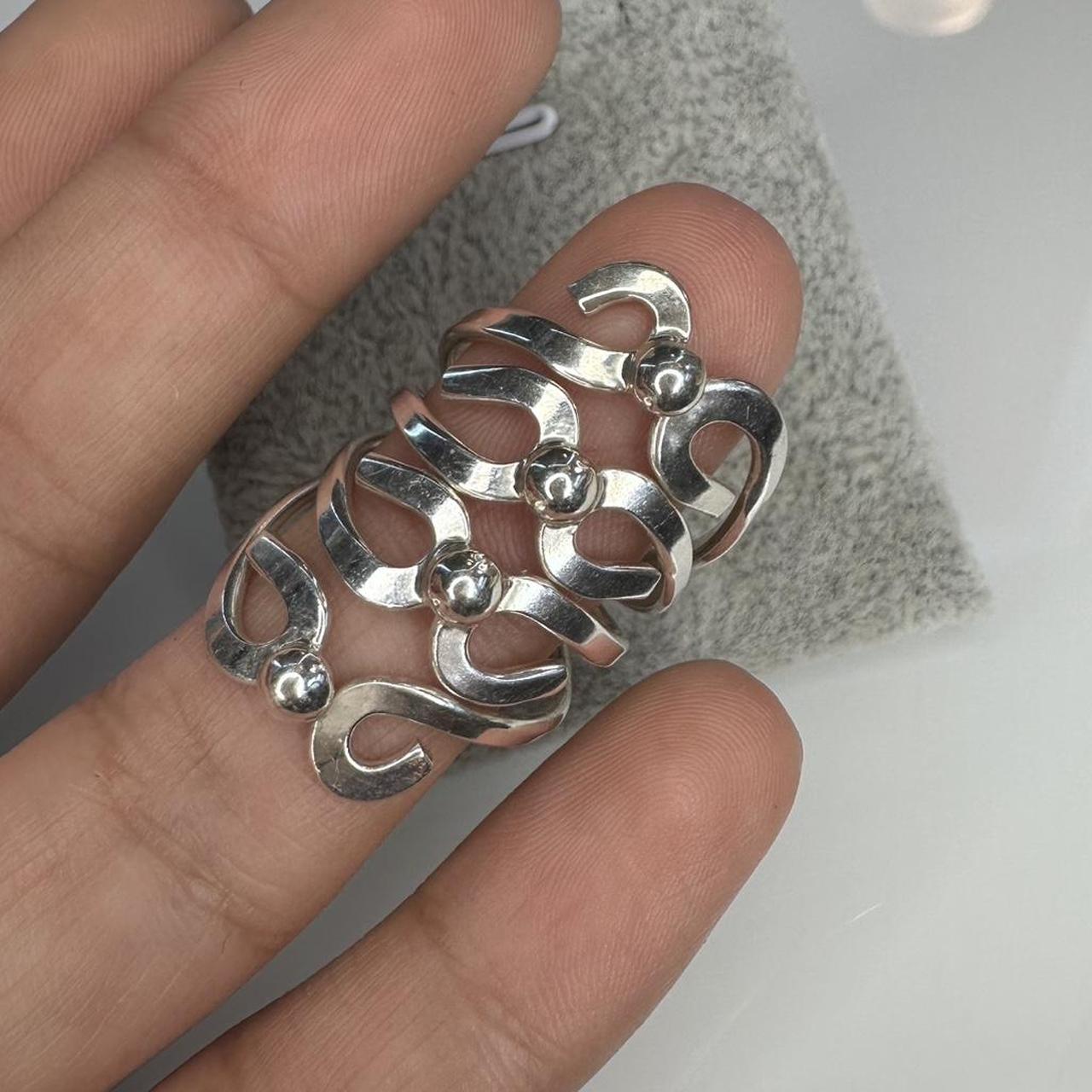 Women's Ring - Silver – Statement Sterling Silver… - image 1