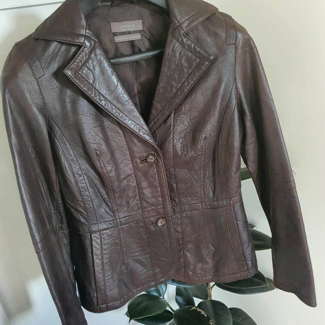 Jacqui e leather jacket hotsell