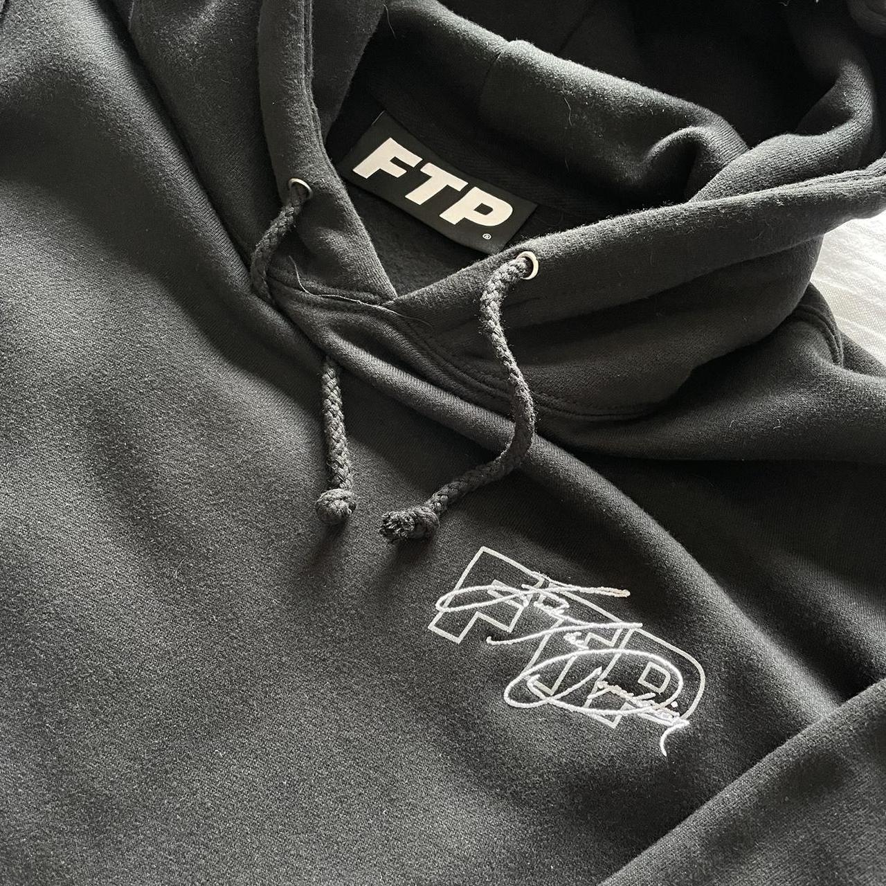 FTP Men's Black Hoodie | Depop