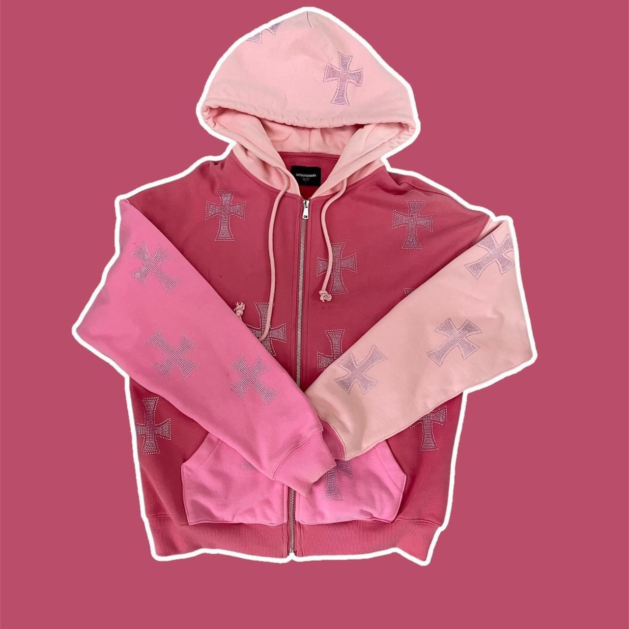 Zip Hoodie Unknown London Pink Hoodie Unknown London Pink