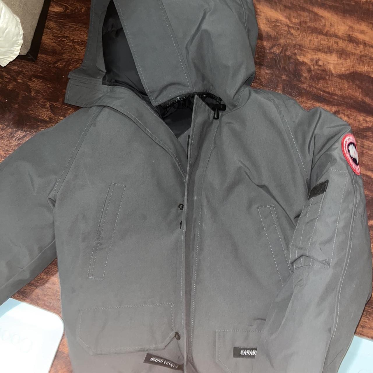 canada goose coat worn a few times zipper is a bit... - Depop