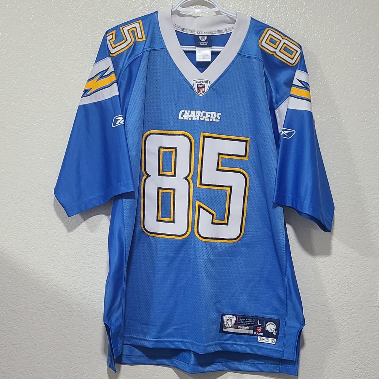 Antonio Gates San Diego Chargers Powder Blue Jersey | Size: XL | Reebok