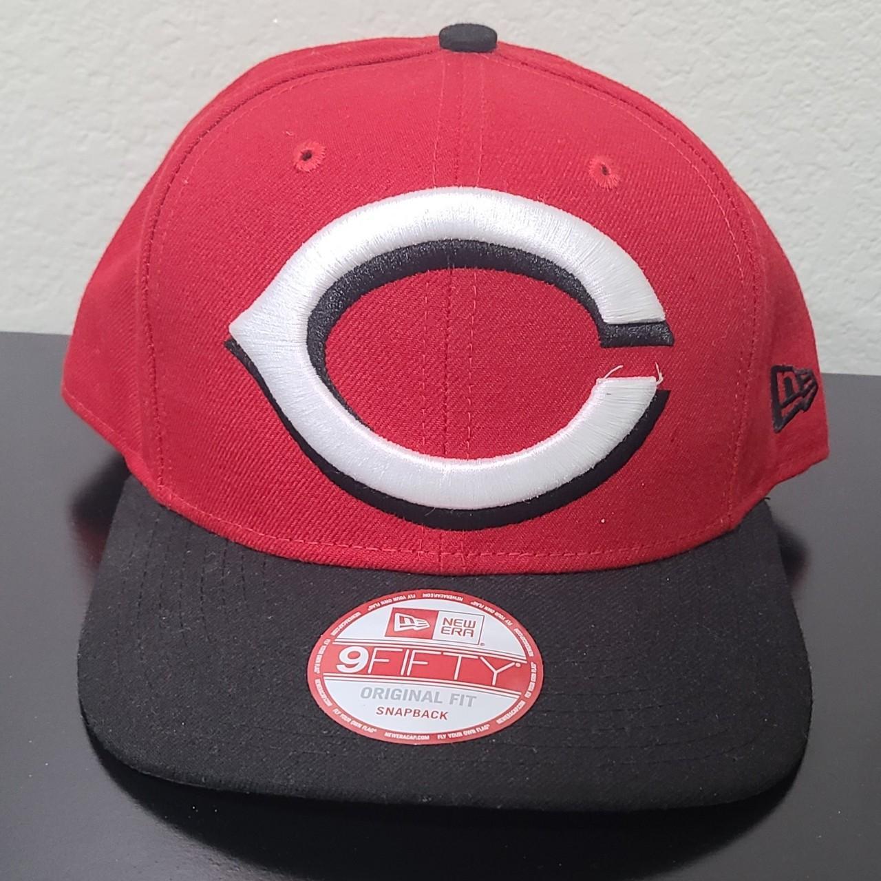 90's Cincinnati Reds Snapback Baseball Cap Hat Genuine MLB 