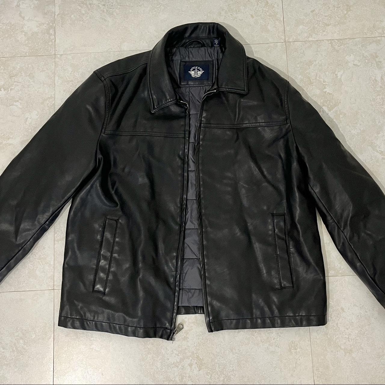 Dockers Men's Black Jacket | Depop