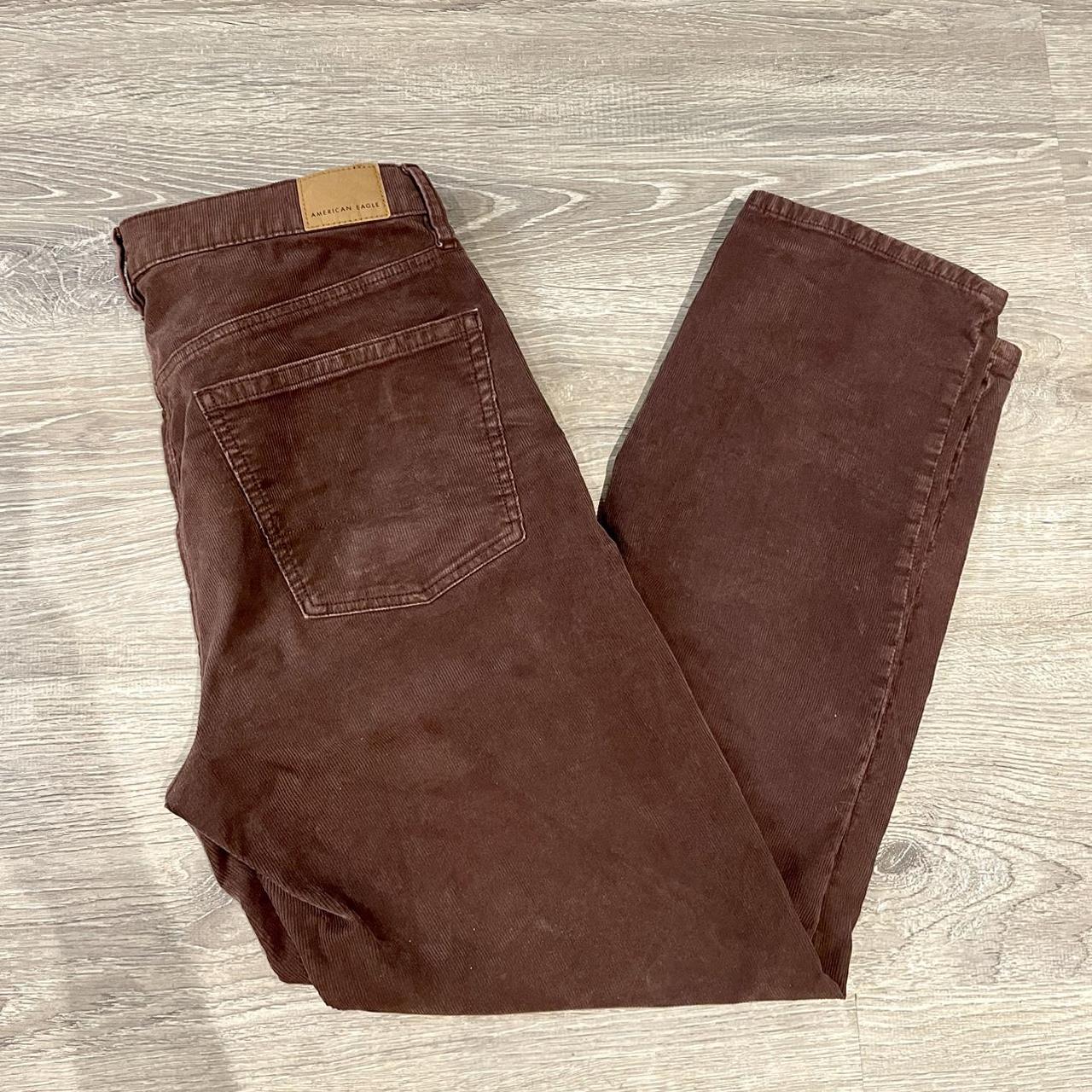 American eagle hot sale burgundy pants