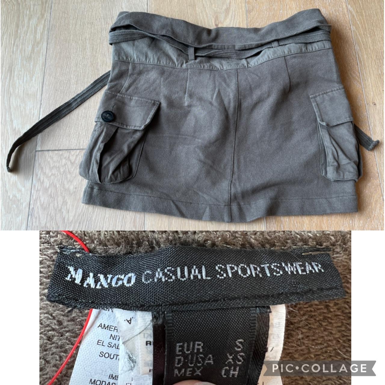 Mango Women's Brown and Khaki Skirt (4)