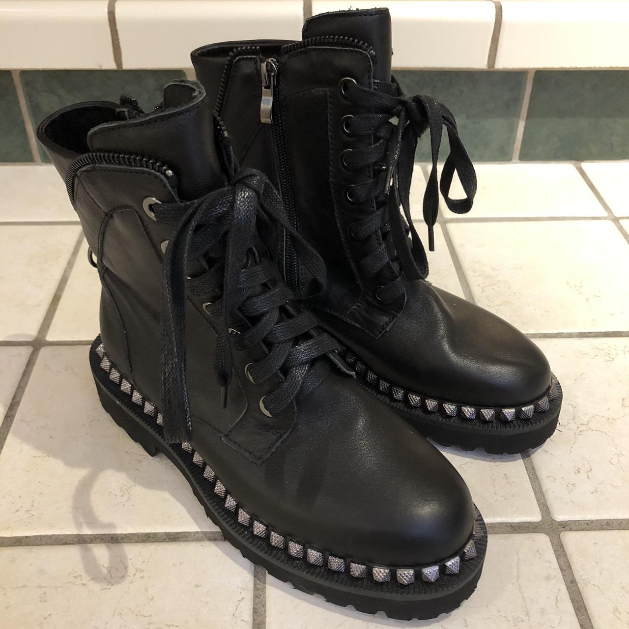 Vince camuto black leather on sale boots