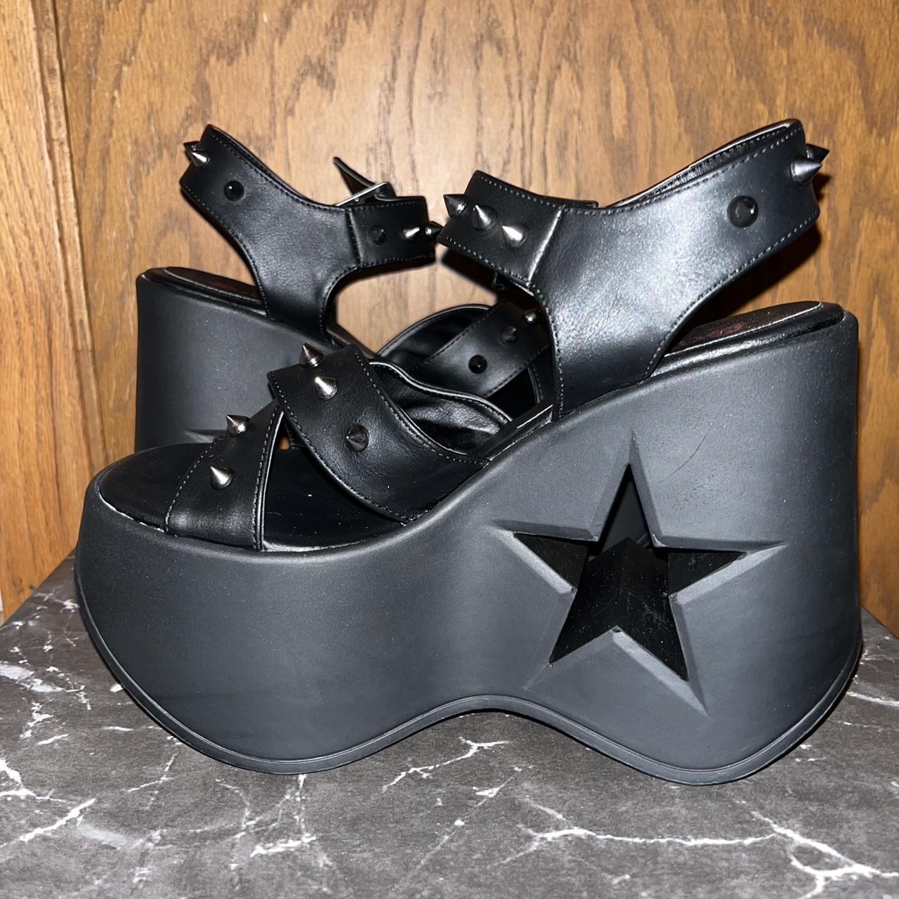 Demonia Dynamite 02 - star spike platform... - Depop