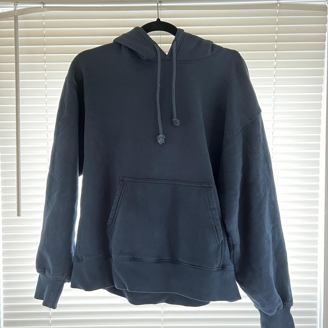 Aritzia Women's Navy Hoodie | Depop