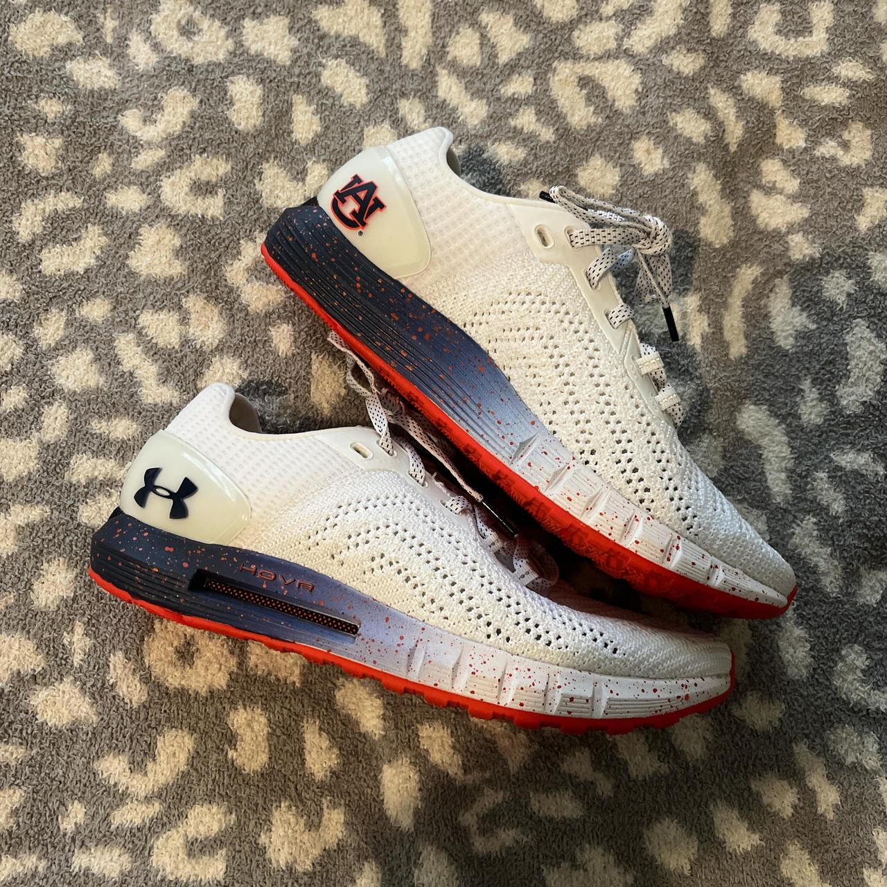 Under Armor Auburn themed running shoes with super