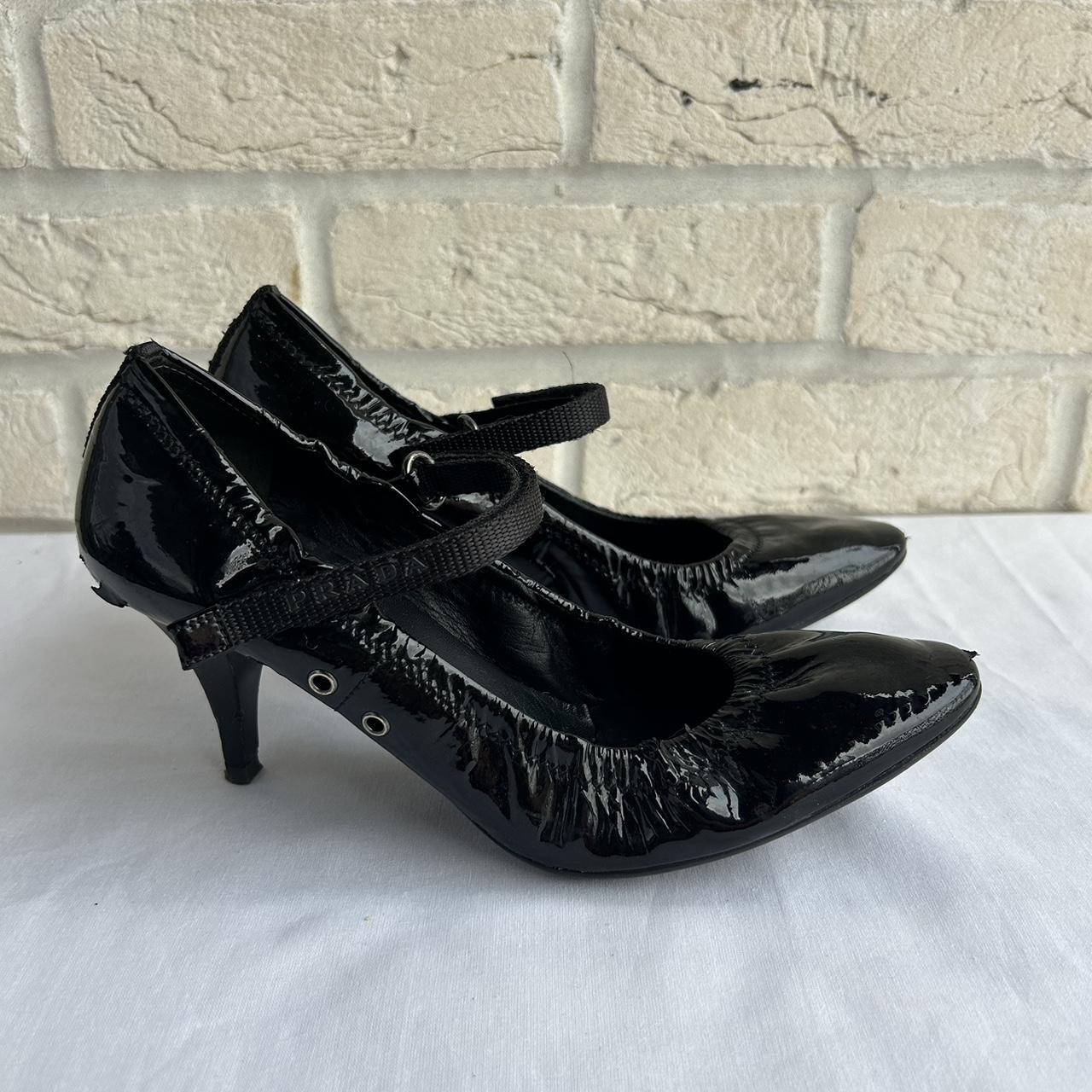 靴 00s PRADA ribbon flat shoes 00s PRADA ribbon flat shoes - メルカリ