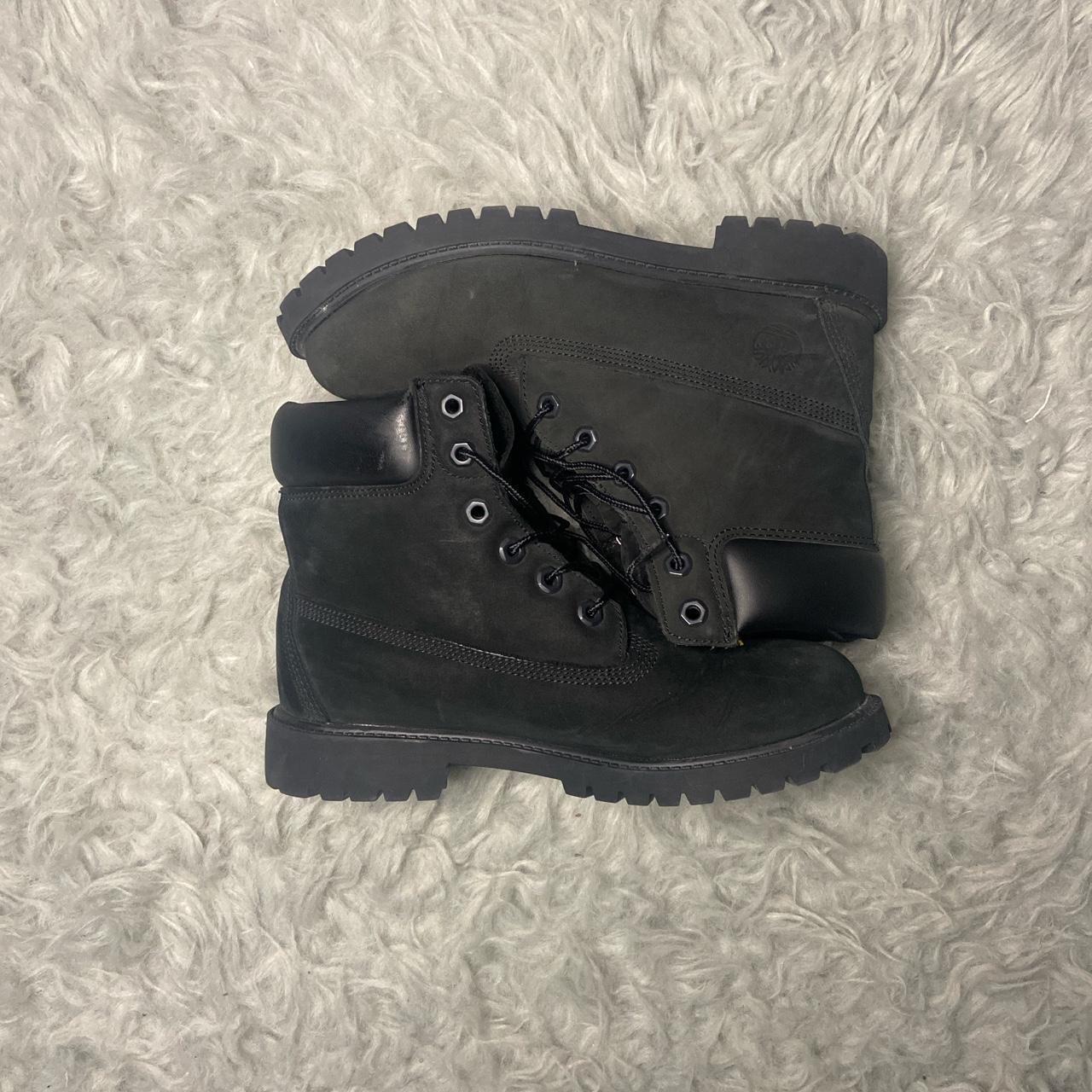 timberland black walking boots