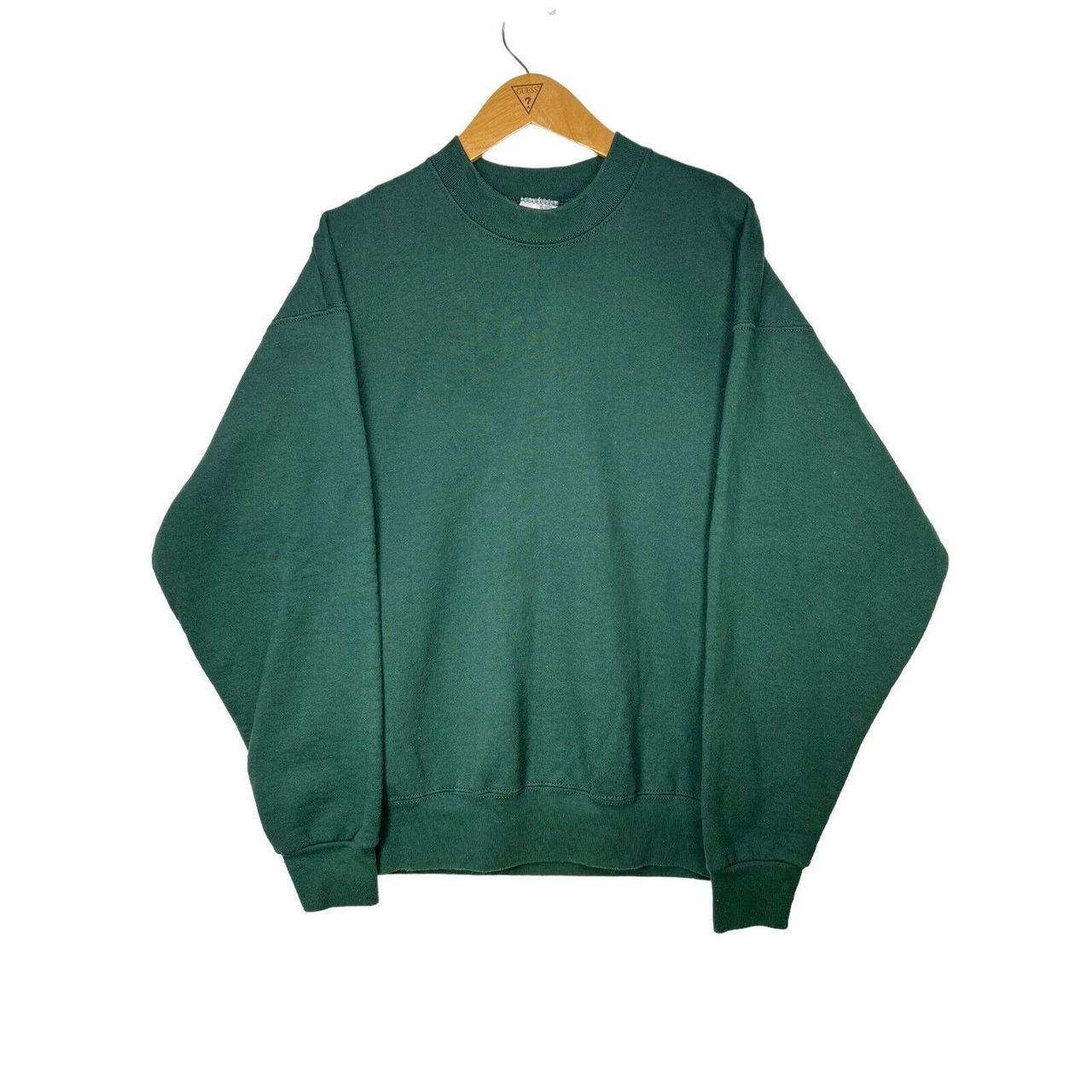 Preloved Men's Sweatshirt - Green - XL