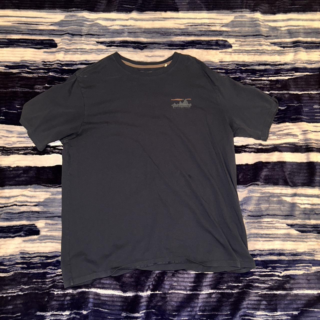 Navy Blue Men’s Large “Patagonia” T-shirt - Great... - Depop