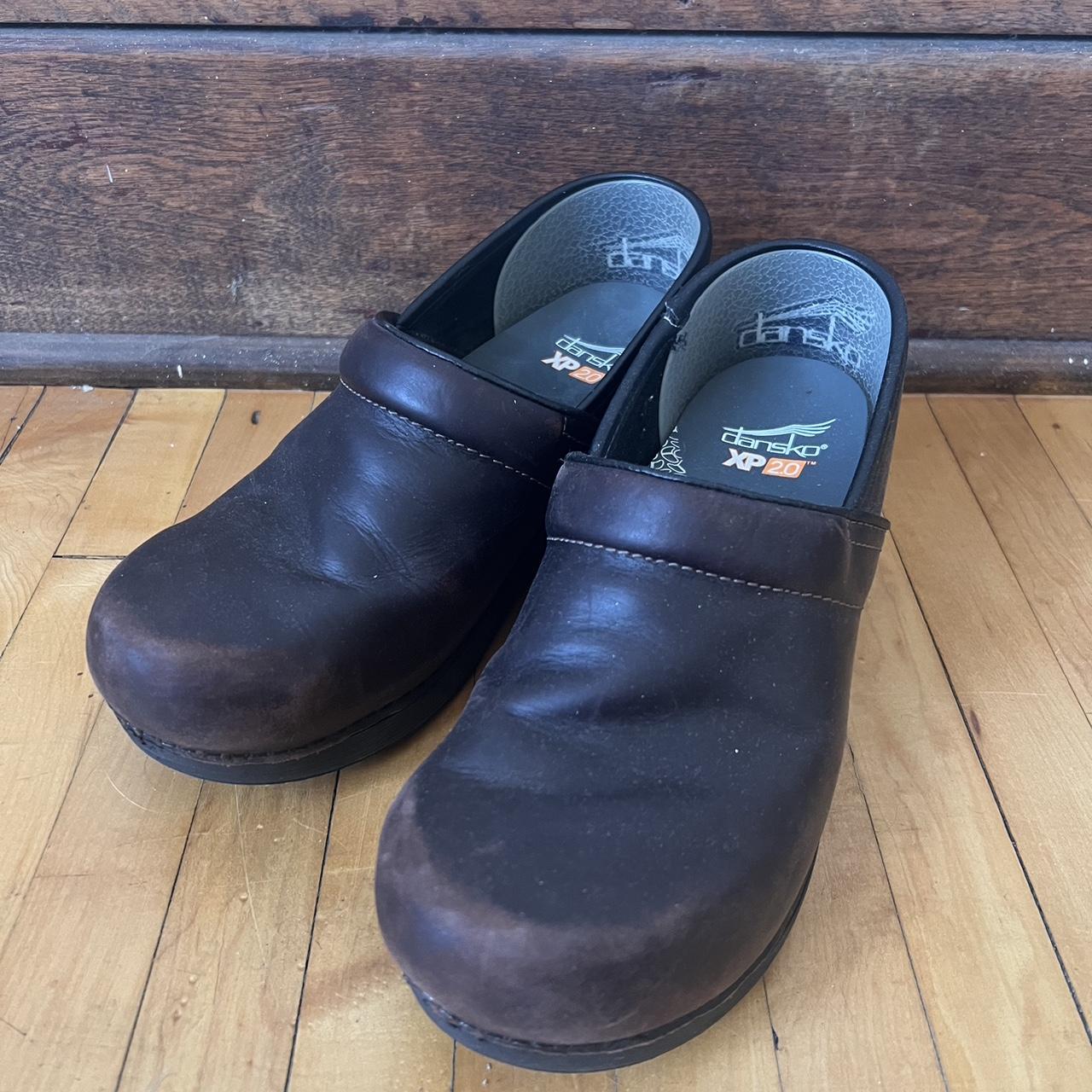 dansko burgundy patent leather clogs