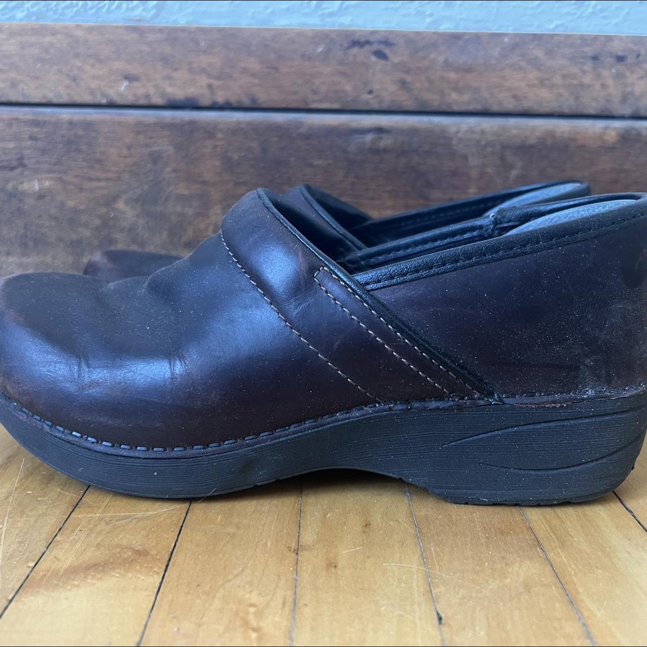 Dansko Women's Brown Clogs Depop