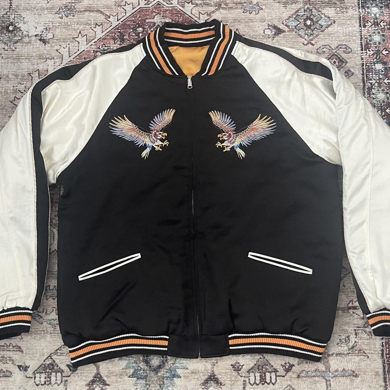 XL Corteiz Reversible Satin Bomber | Depop XL Corteiz Reversible Satin Bomber | Depop