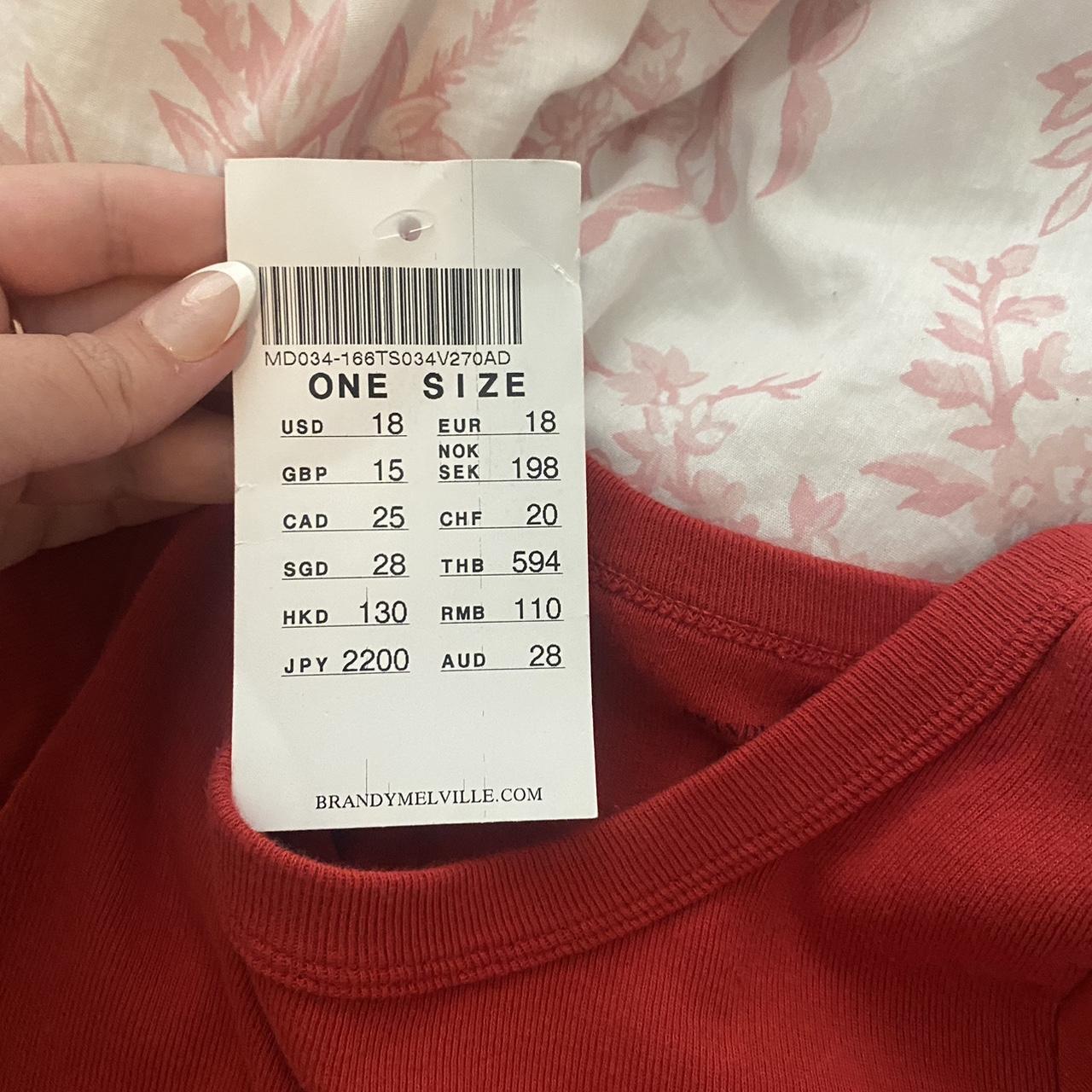 NWT Brandy Melville ASHLYN SWISS DEER TOP, super...