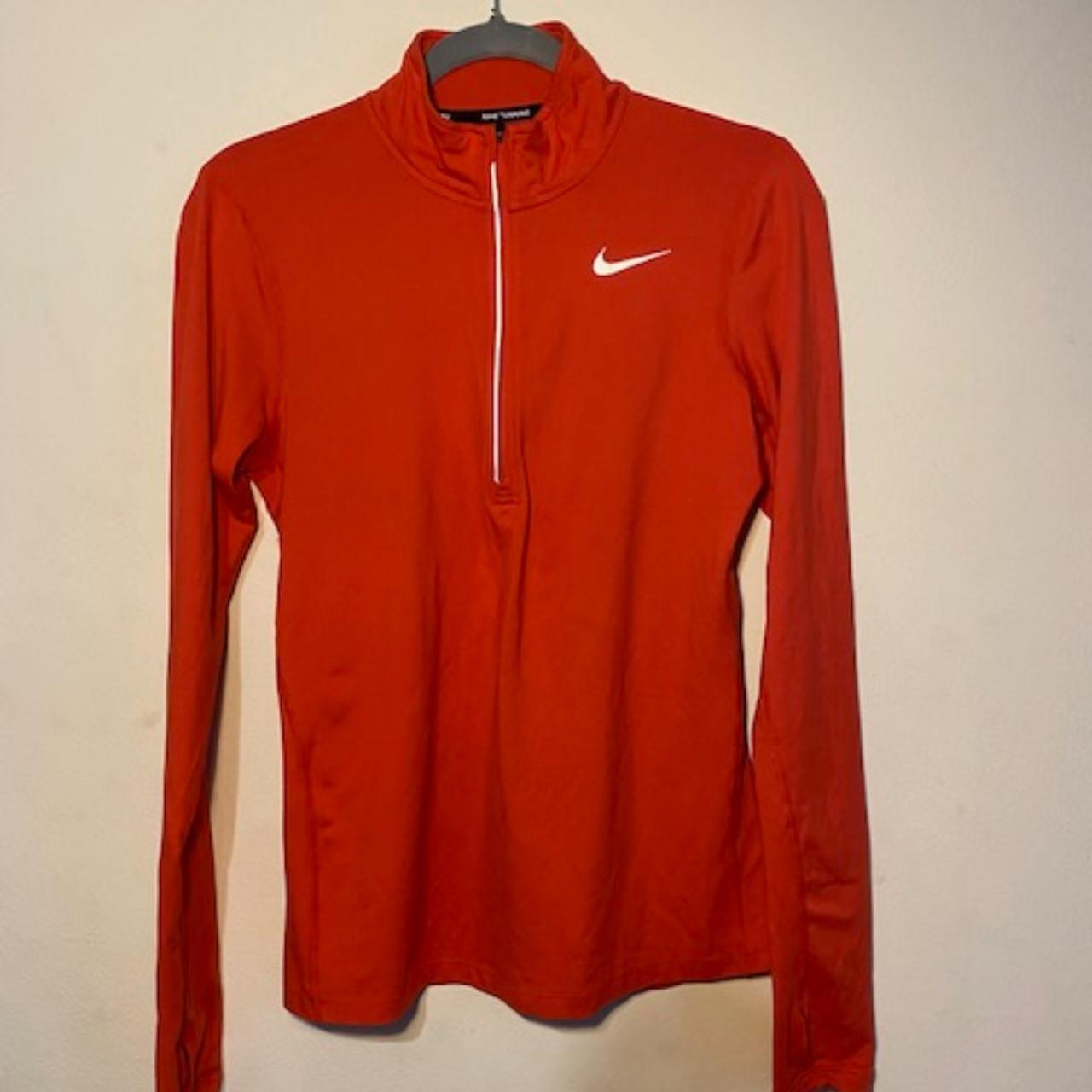 nike red gym top