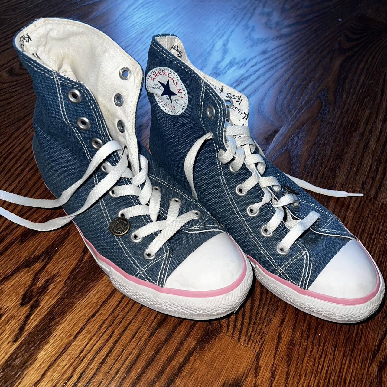 Converse Women's Sneakers Blue/Navy US – Rare denim** high