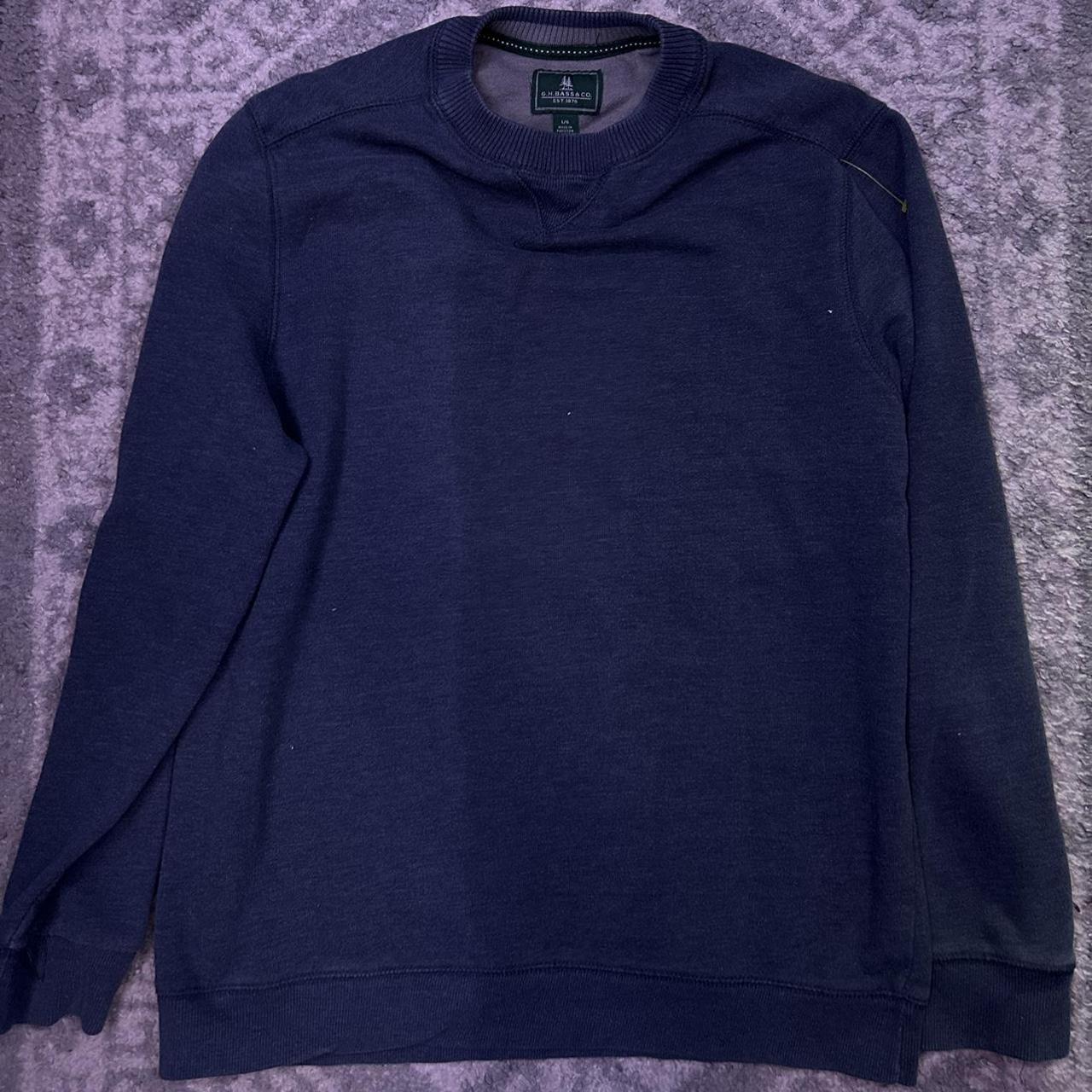 G.H. Bass Navy blue sweater - Depop