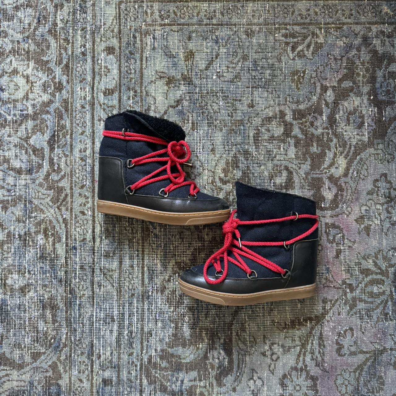 isabel marant wedge boots