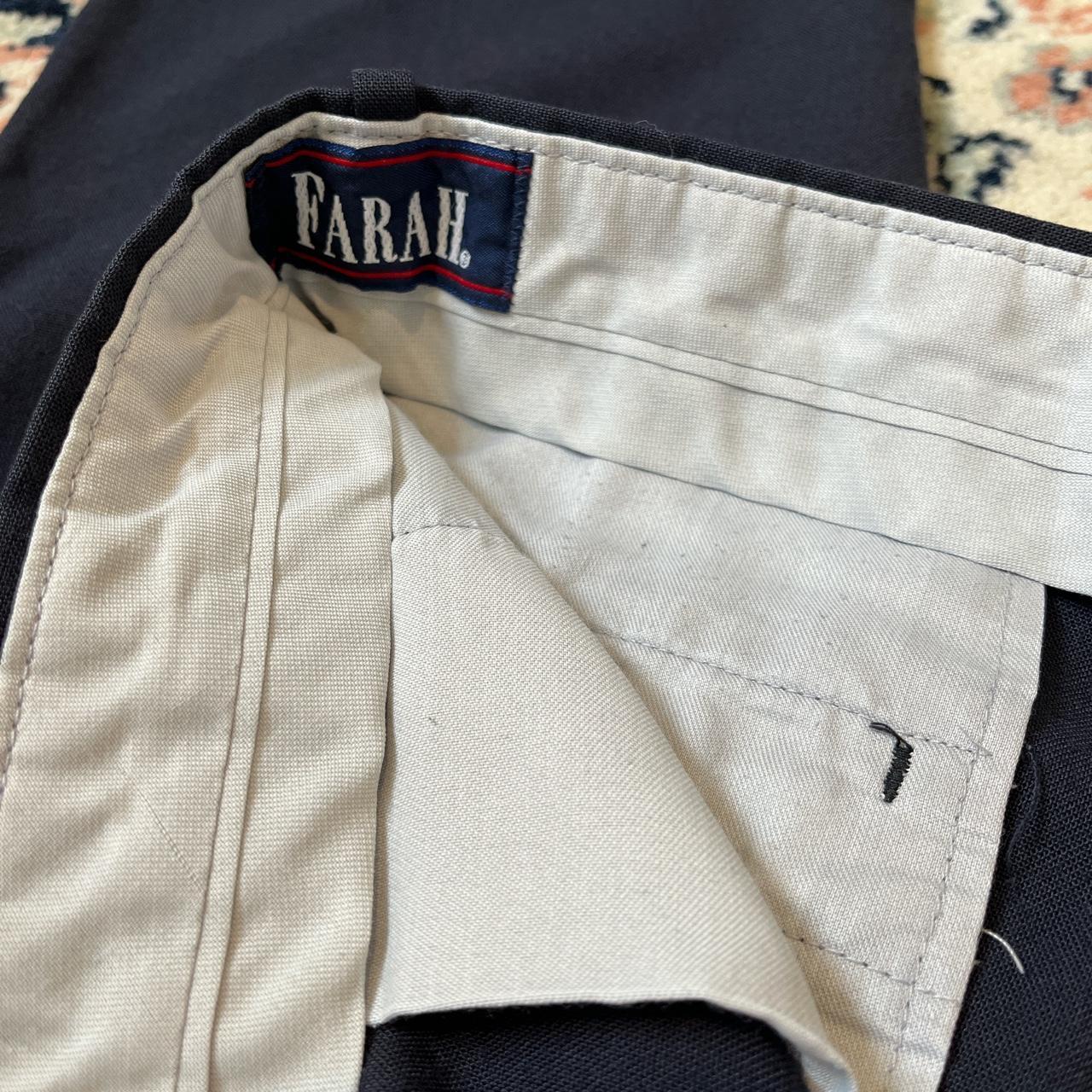 Farah Men's Navy Trousers (3)