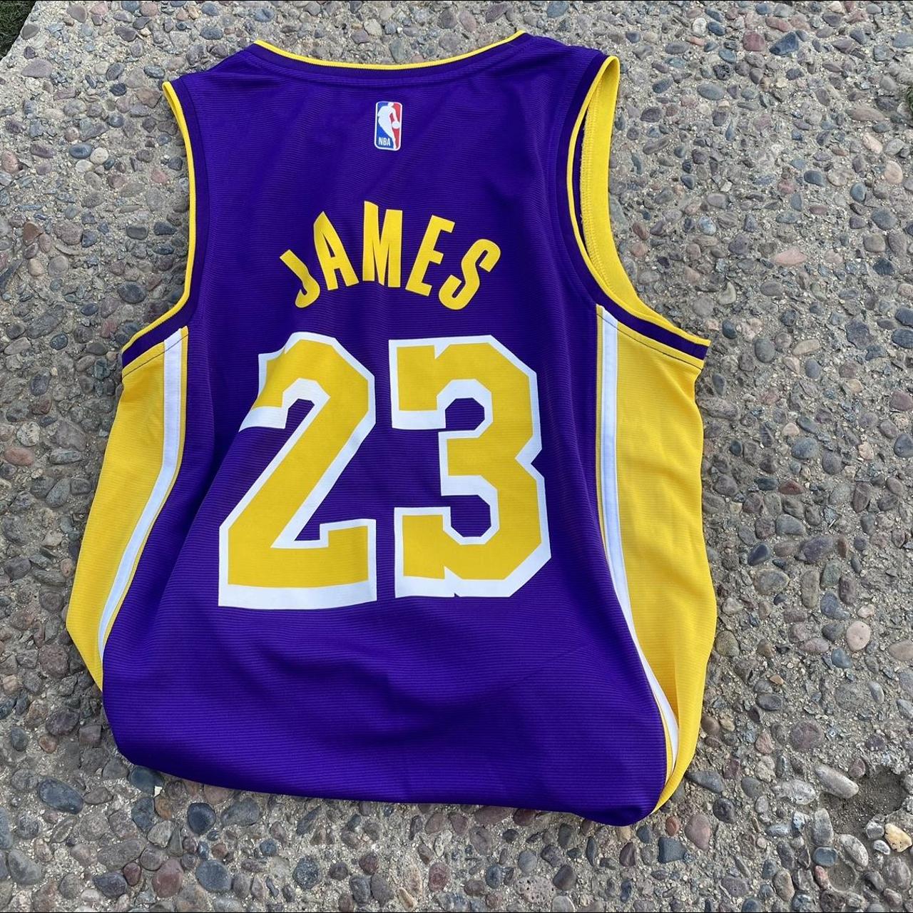 Men's NBA Lakers Jersey, Purple/Yellow & - Depop