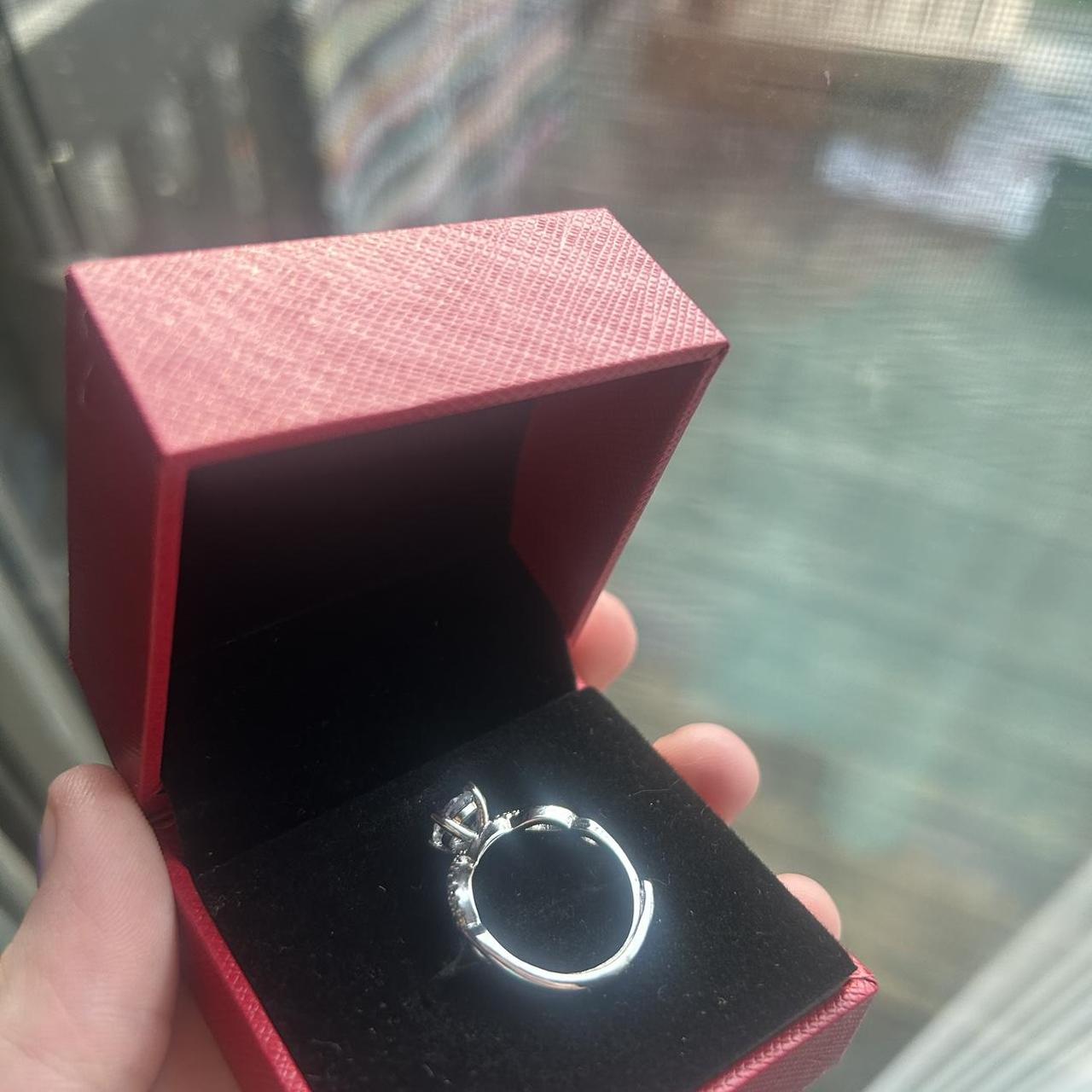 Women's Ring - Silver – This adjustable engagemen… - image 4