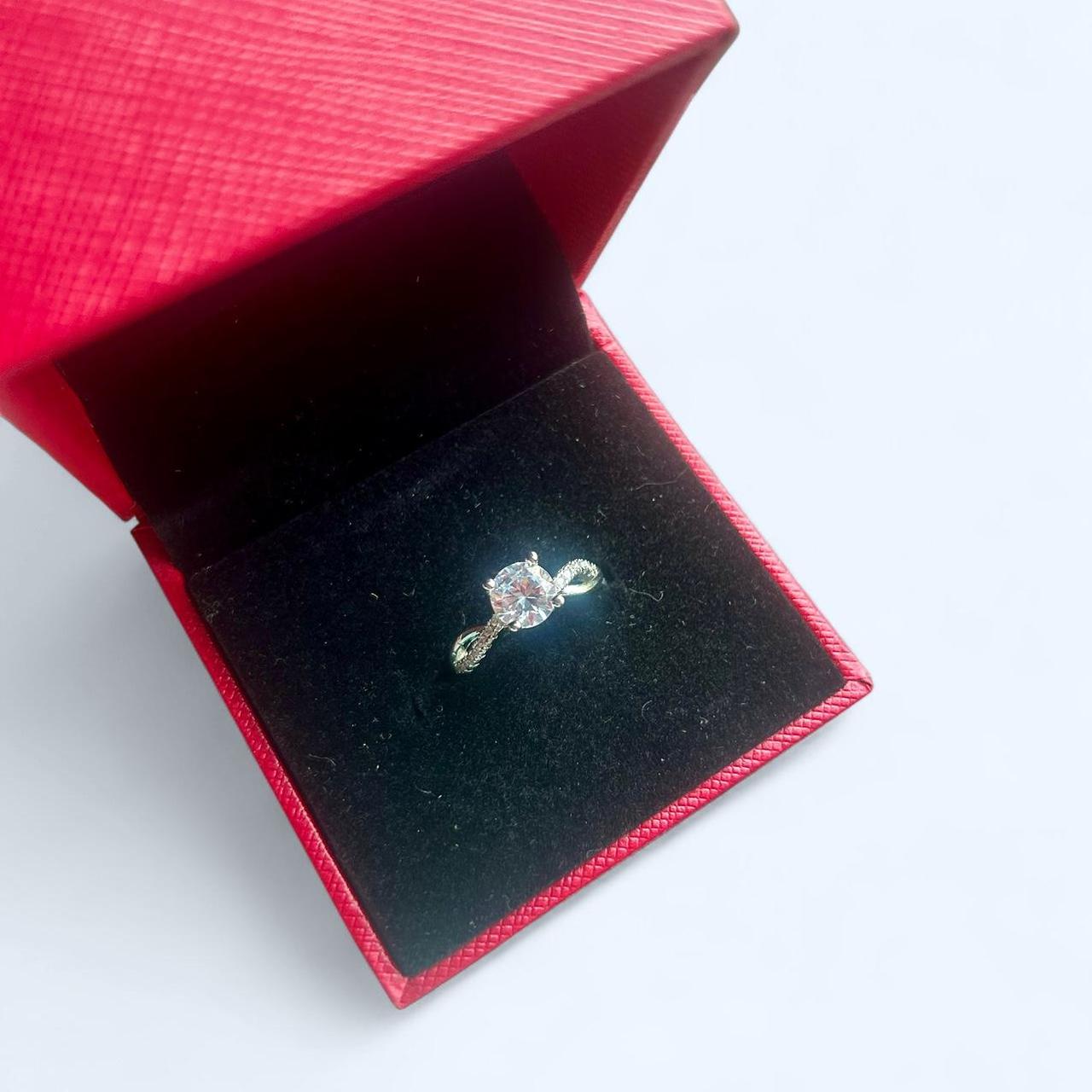 Women's Ring - Silver – This adjustable engagemen… - image 1