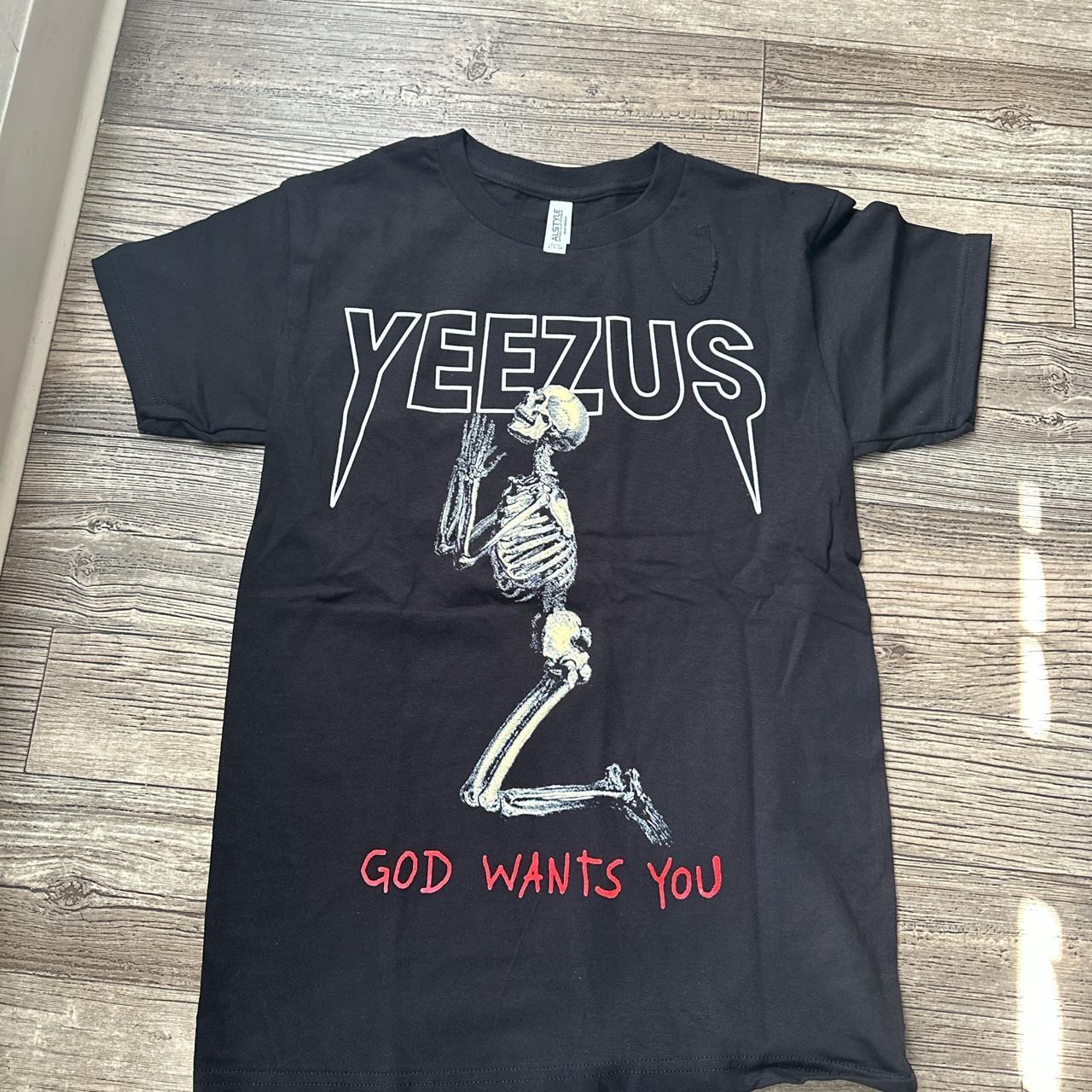 Yeezus good wants you t-shirt only in size Medium... - Depop